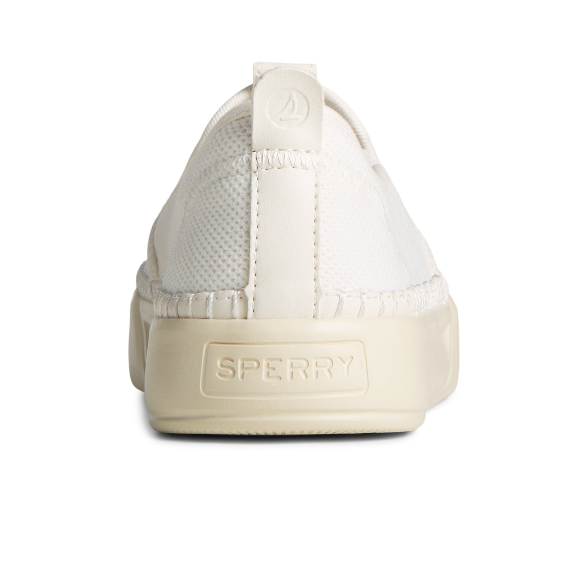 Close-up of the White Breaker Plushwave™ Sneaker Slip-on Sneakers