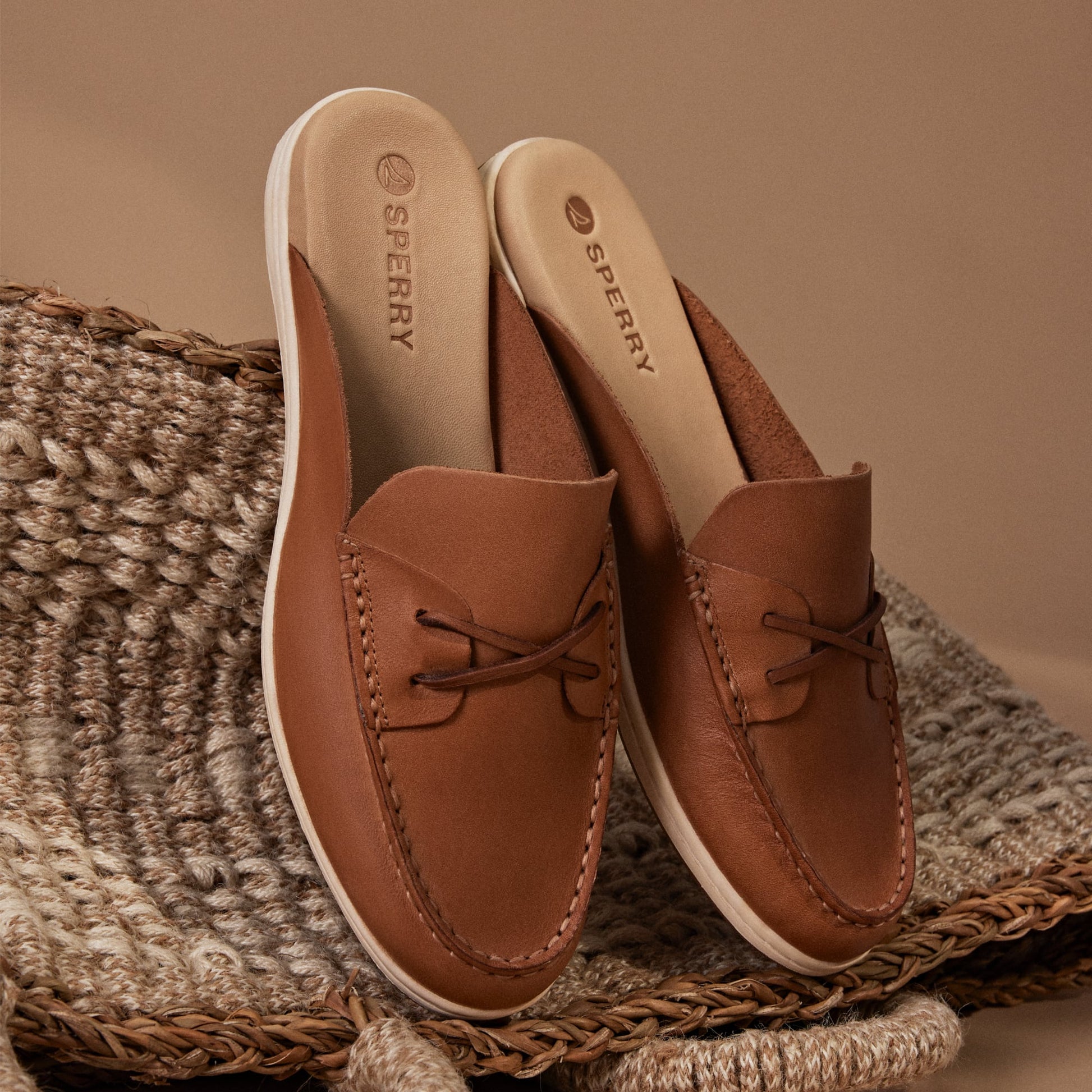 Product media for Mulefish Leather Boat Shoe