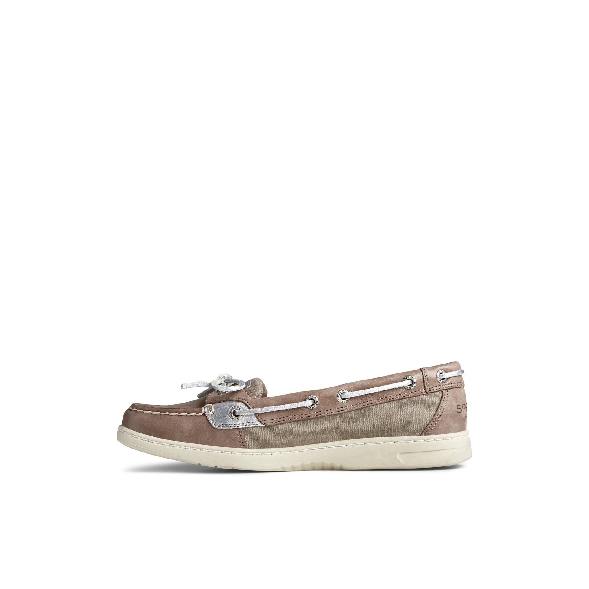 Side view of Light Grey Angelfish Boat Shoe Boat Shoes