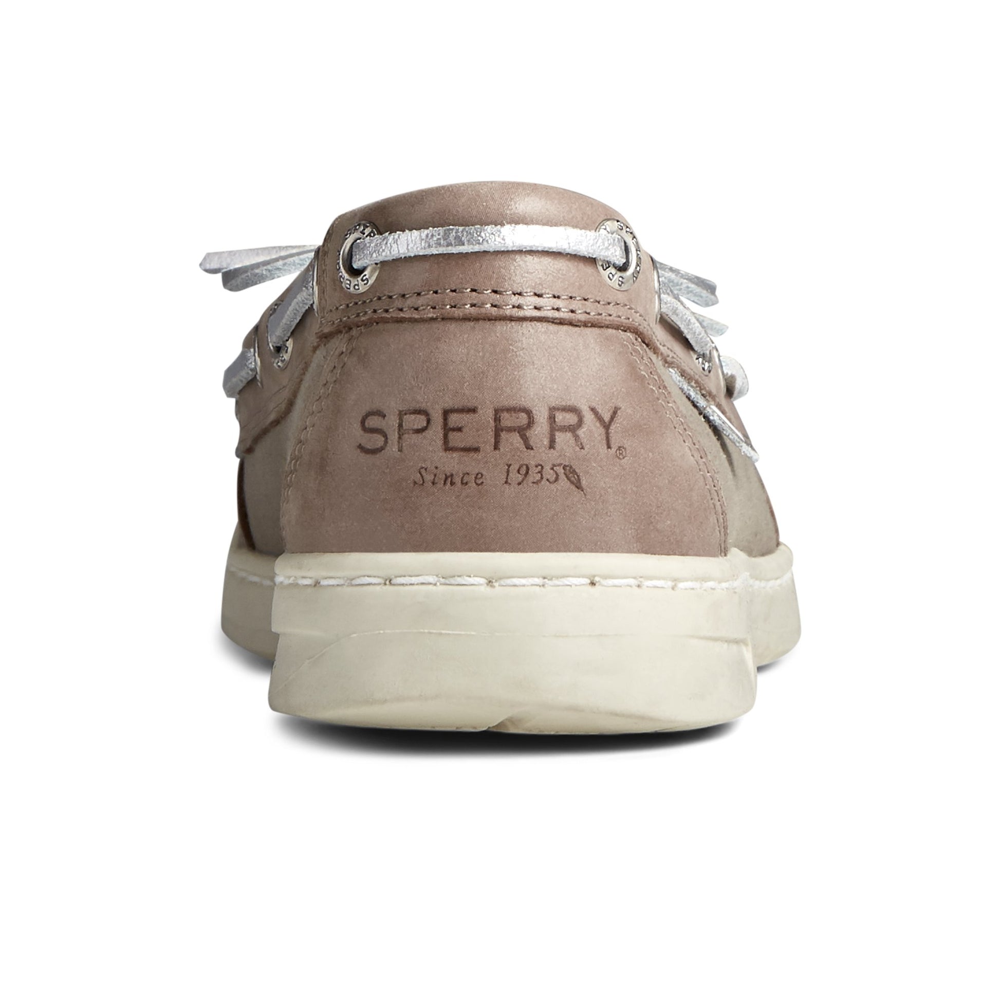 Close-up of the Light Grey Angelfish Boat Shoe Boat Shoes