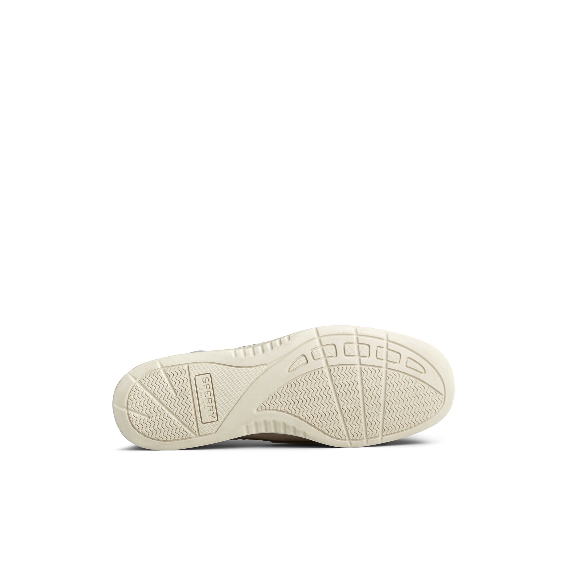 View of Light Grey Angelfish Boat Shoe Boat Shoes's sole