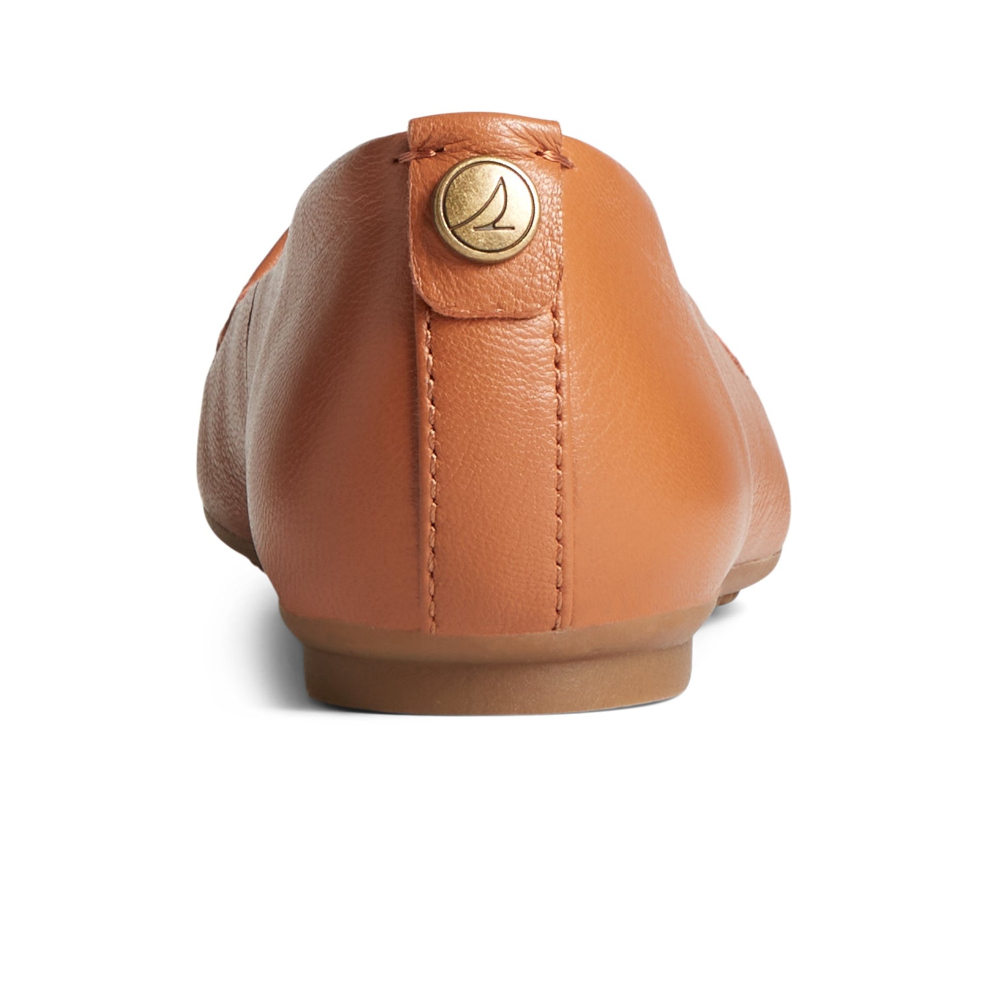 Close-up of the Medium Beige Piper Ballet Flat Ballerina