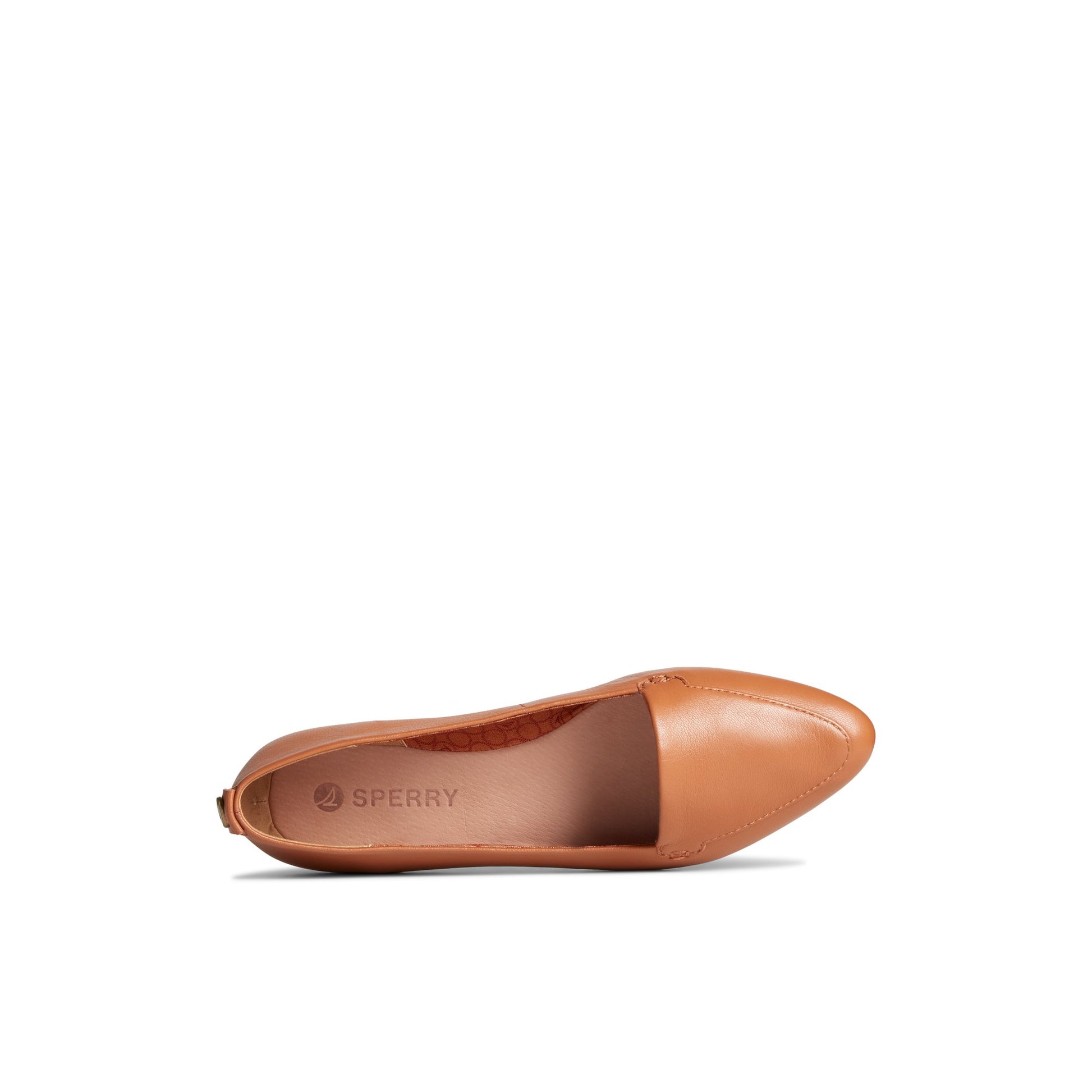 Top-down view of the Medium Beige Piper Ballet Flat Ballerina