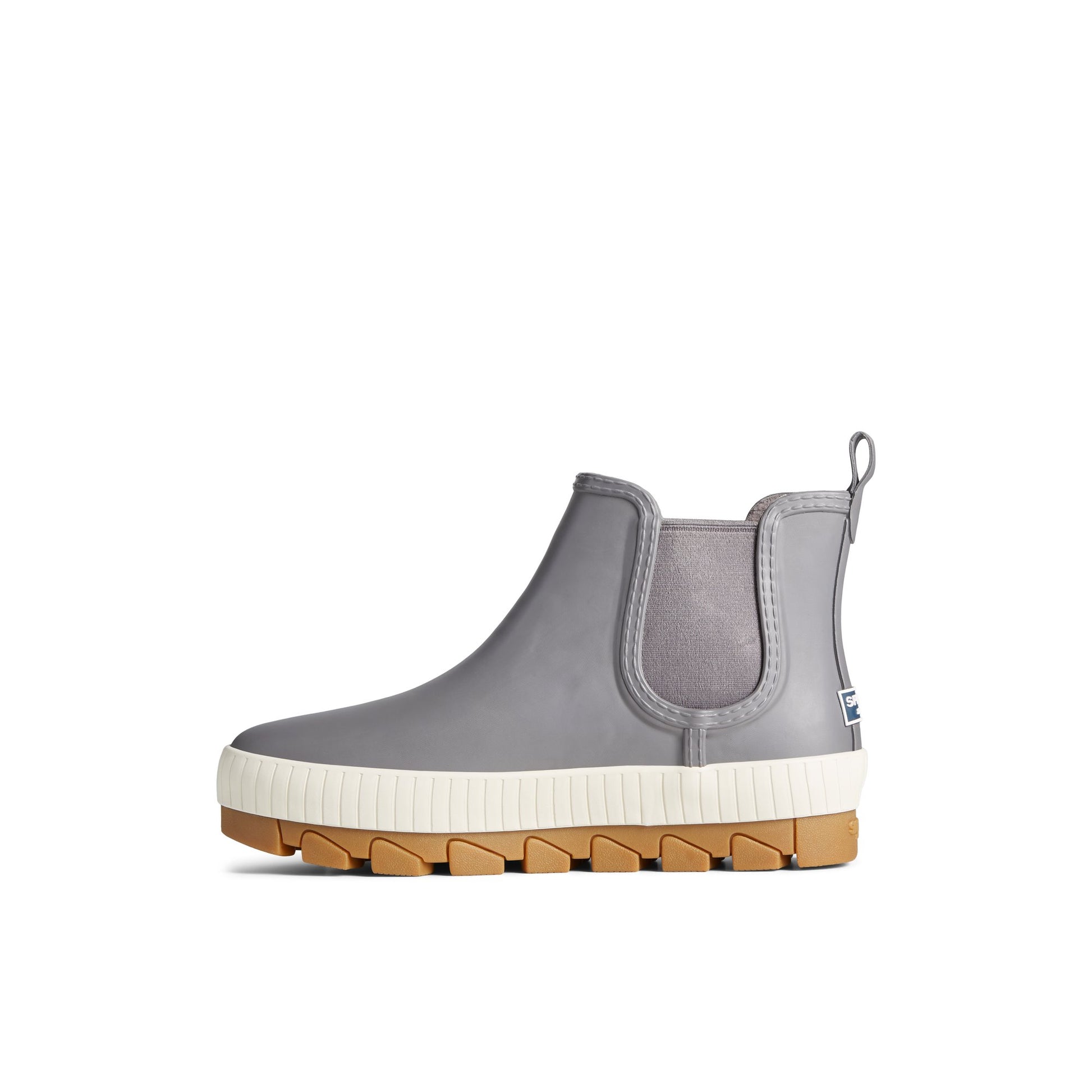Side view of Grey Torrent Chelsea Waterproof Rain Boot Chelsea Rain Boot