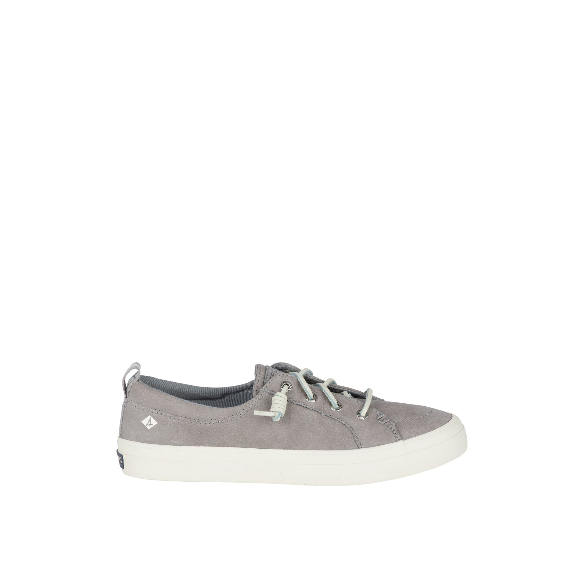 Main View of Grey Crest Vibe Washable Leather Sneaker Vulcanized Sneaker Mule for Womens