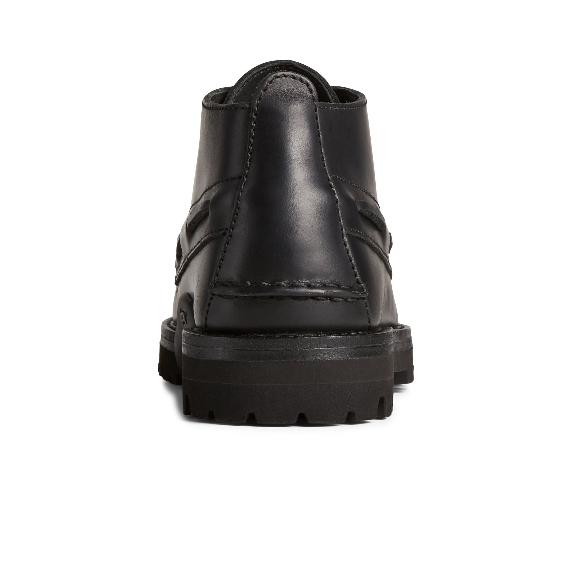 Close-up of the Black Authentic Original  Vibram Suede Chukka Chukka Boots