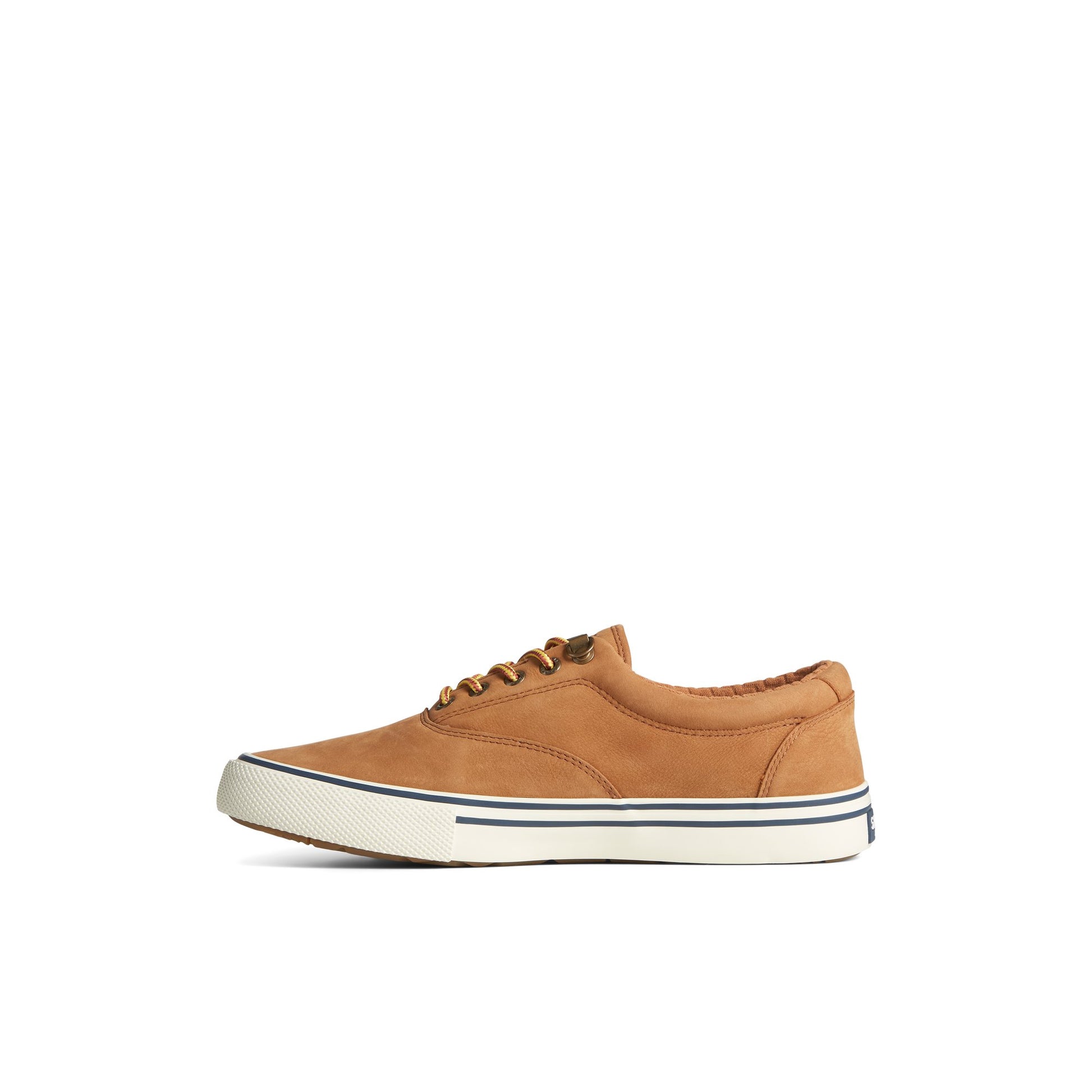 Side view of Medium Beige Striper II Storm CVO Waterproof Leather Sneaker Vulcanized Sneaker
