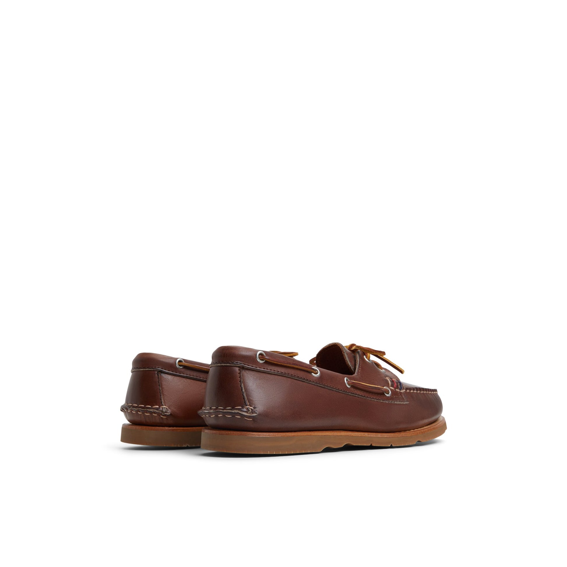Three-quarter angle of Brown Gold Cup™ Authentic Original™ Handcrafted in Maine Boat Shoe Gold Cup - Boat Shoes's front side