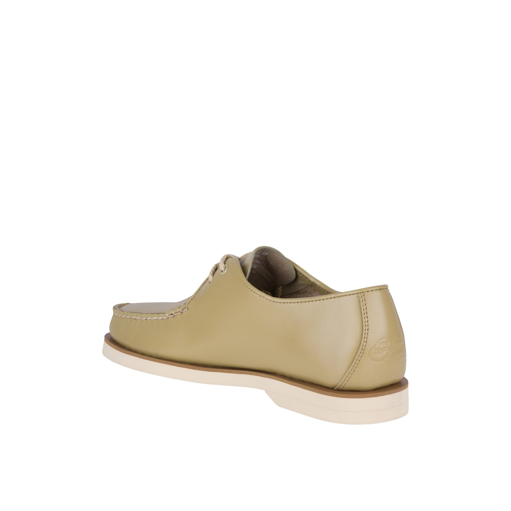 Close-up of the Green Classic Captain's Oxford Boat Shoe