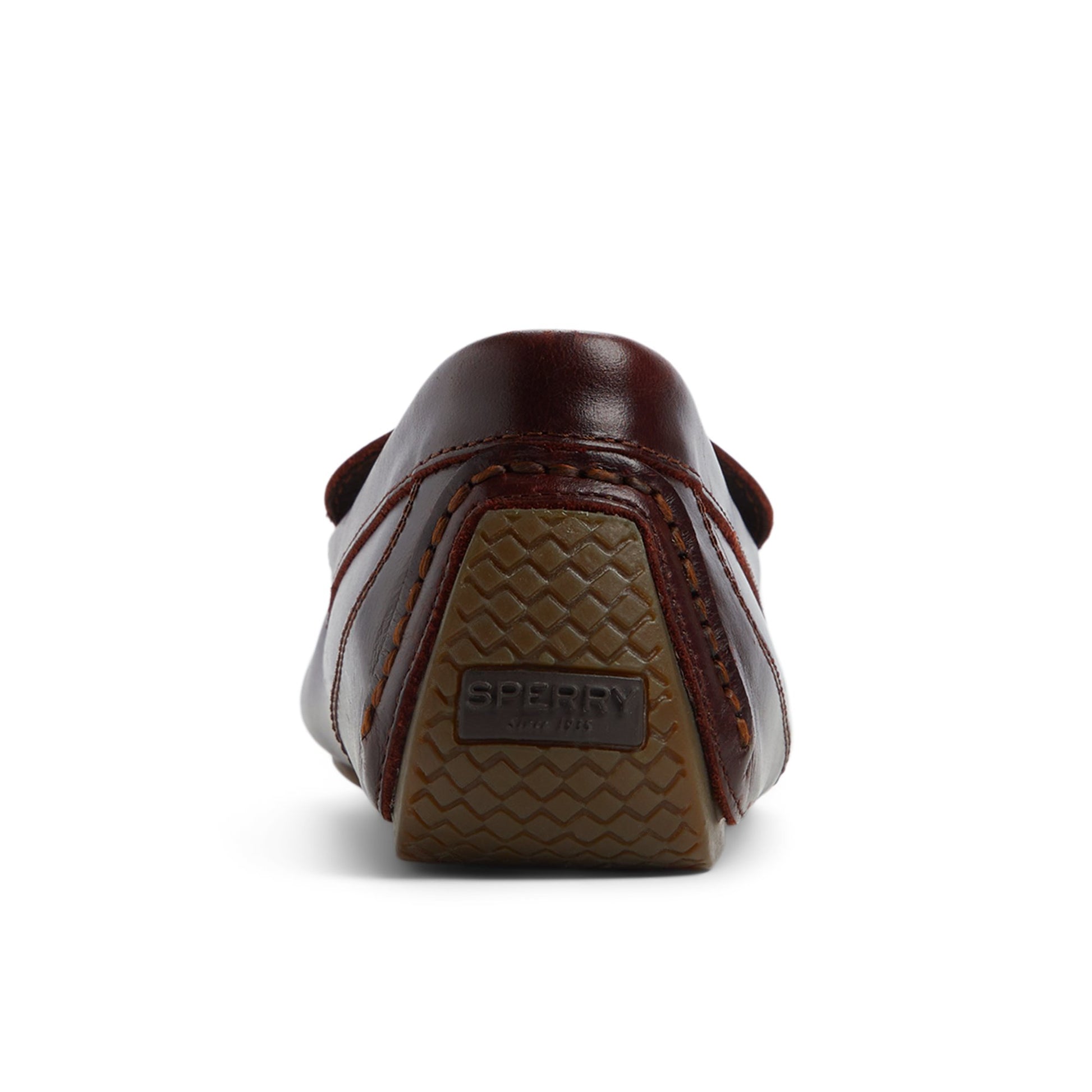 Three-quarter angle of Dark brown Davenport Venetian Driver Driver Loafer Casual Shoes's front side