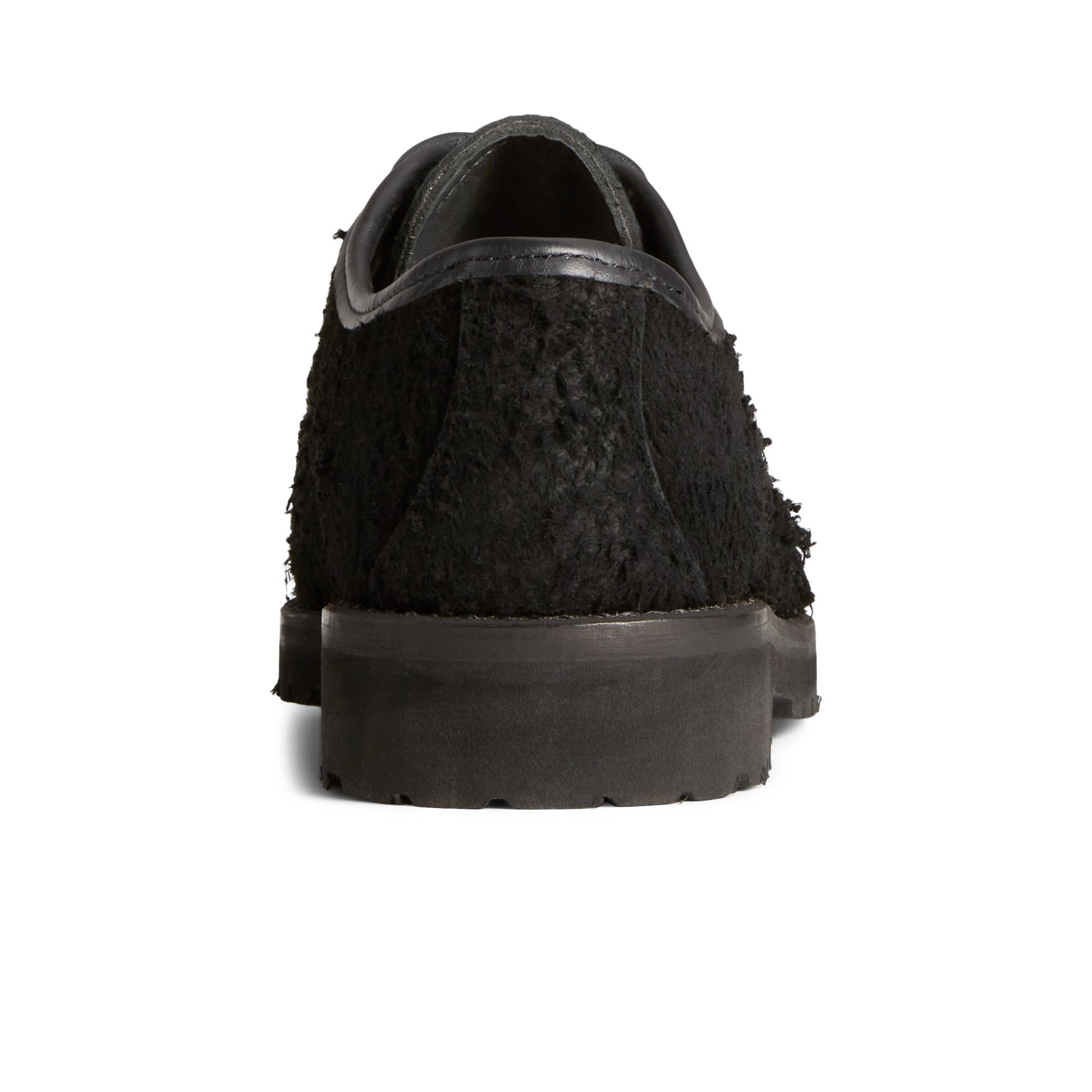 Close-up of the Black Captain's Oxford by Chris Echevarria Captain's Oxford Dress Shoes