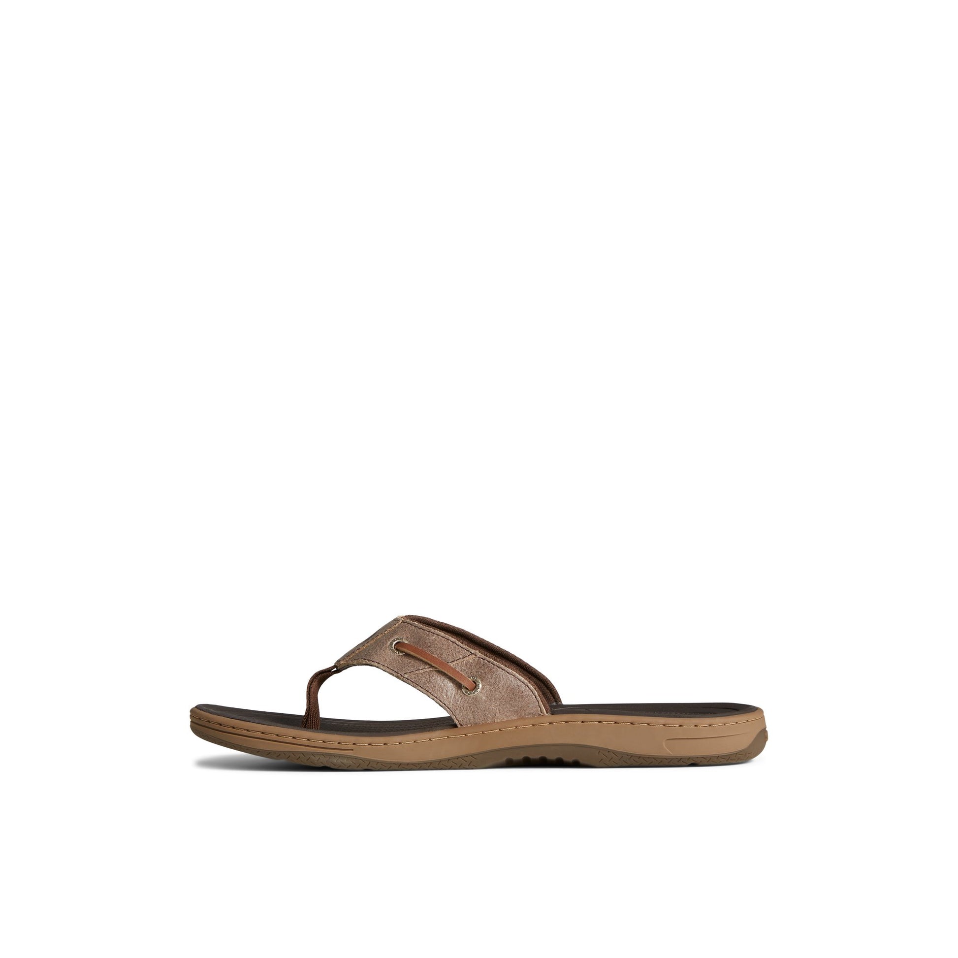 Side view of Brown Baitfish Flip-Flops Flip Flop Thong Sandals