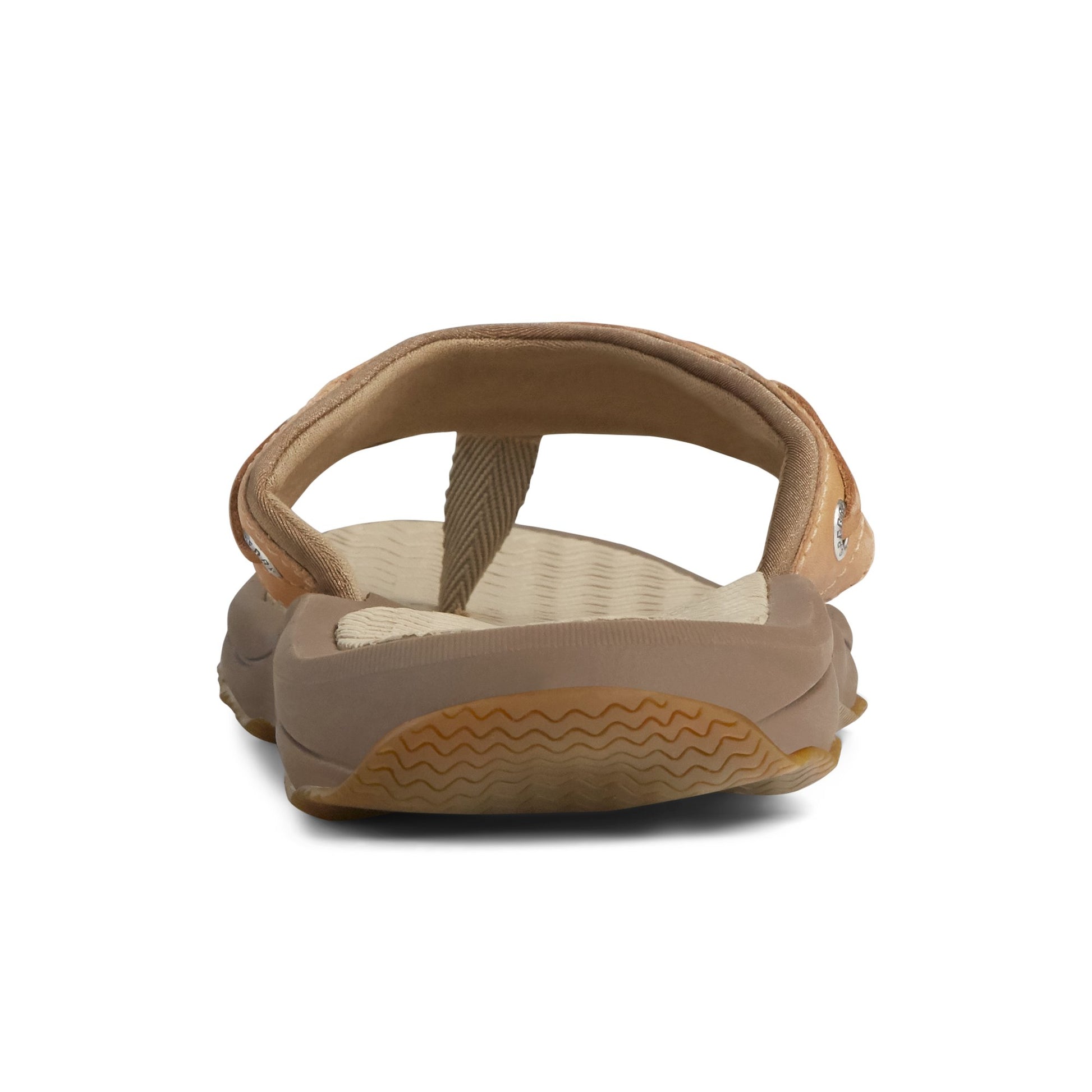 Close-up of the Medium Beige Outer Banks Flip Flop Flip Flop Thong Sandals