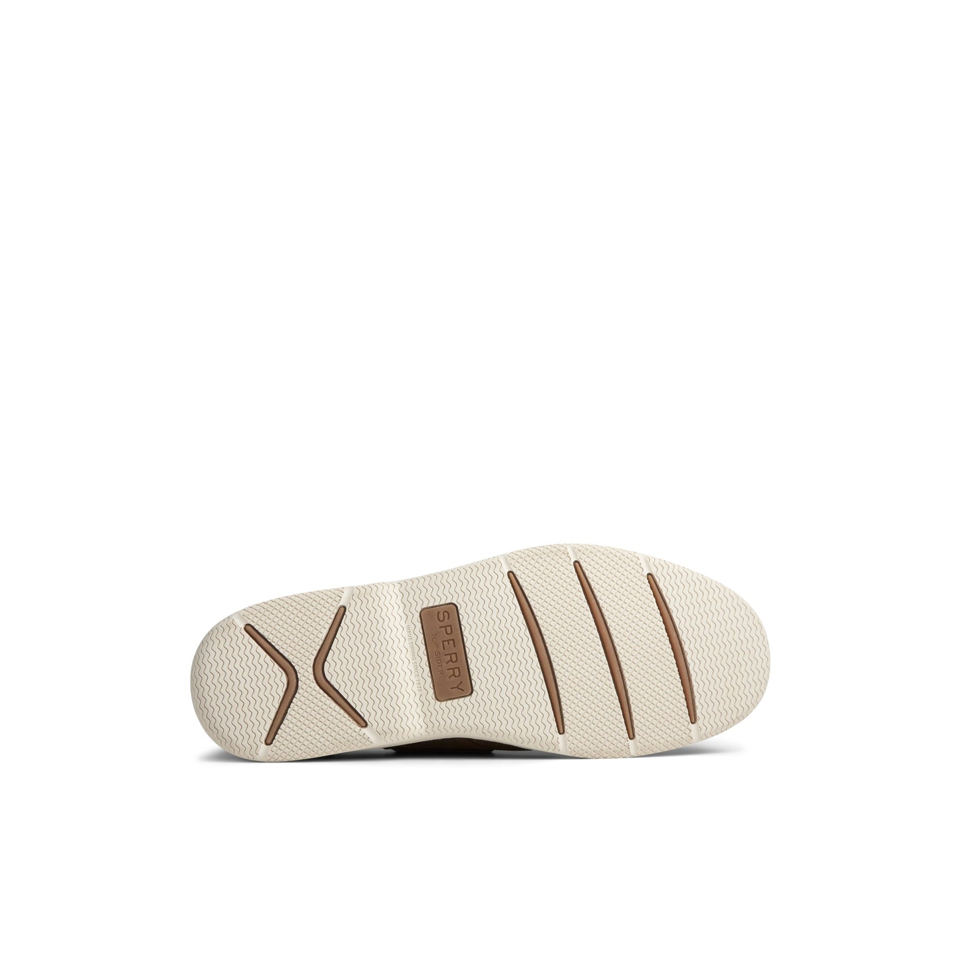 View of Dark brown Surveyor 2-Eye Boat Shoe Boat Shoes's sole