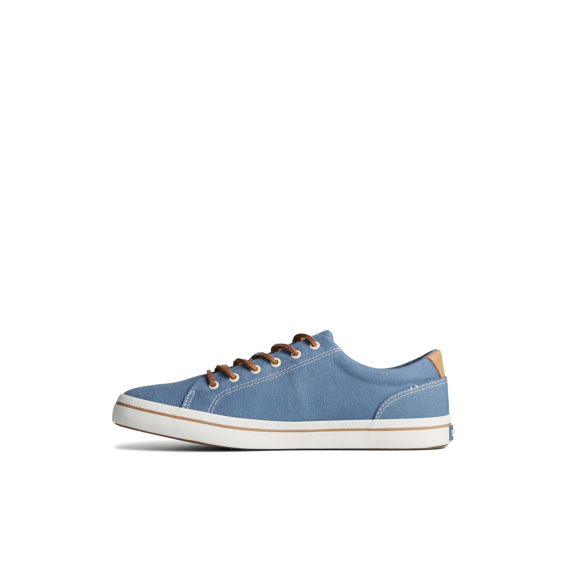 Side view of Blue Striper II Linen LTT Sneaker Sneakers