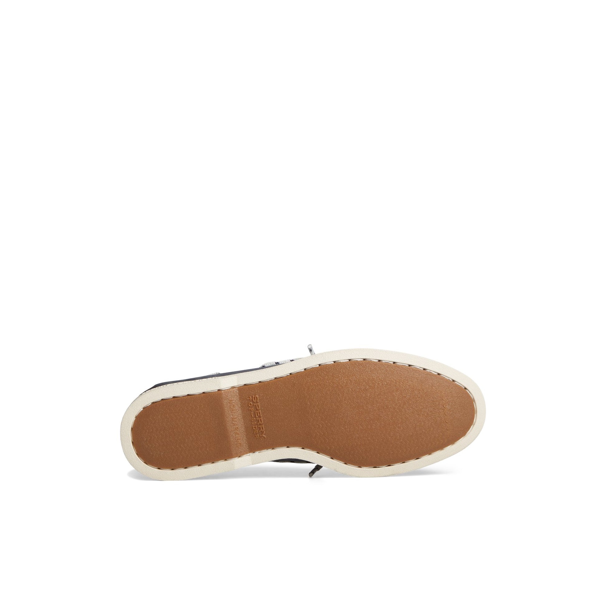 View of Navy Authentic Original™ Nautical Nubuck Boat Shoe Boat Shoes's sole