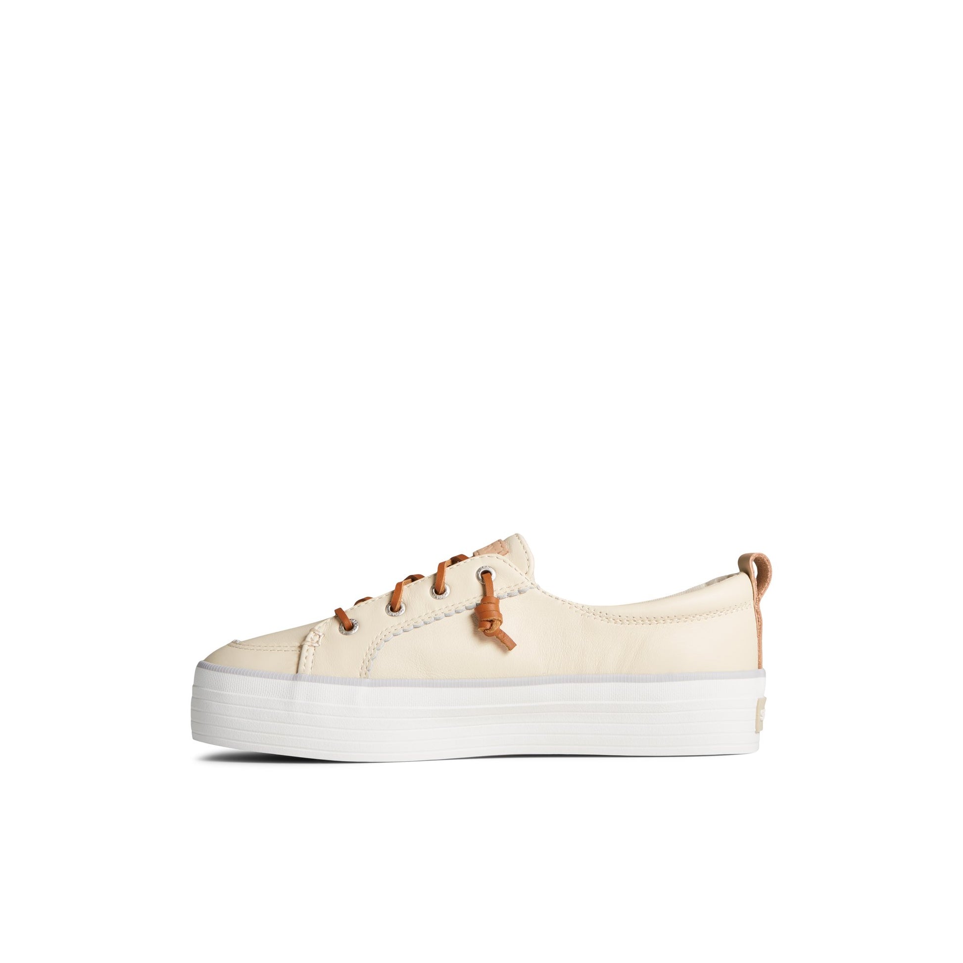 Side view of Bone Crest Vibe Platform Sneaker Vulcanized Sneaker Mule