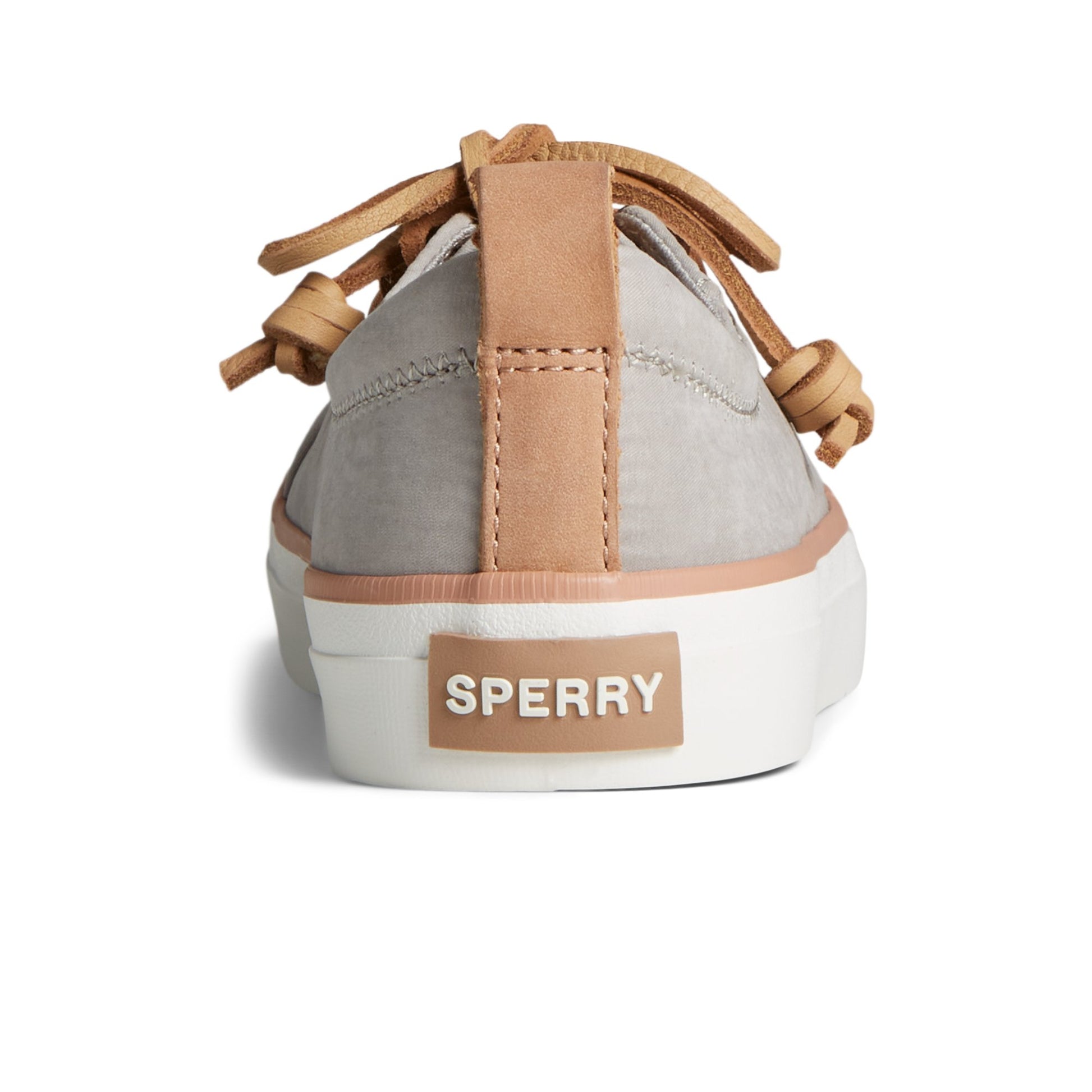 Close-up of the Grey Crest Vibe Sneaker Vulcanized Sneaker