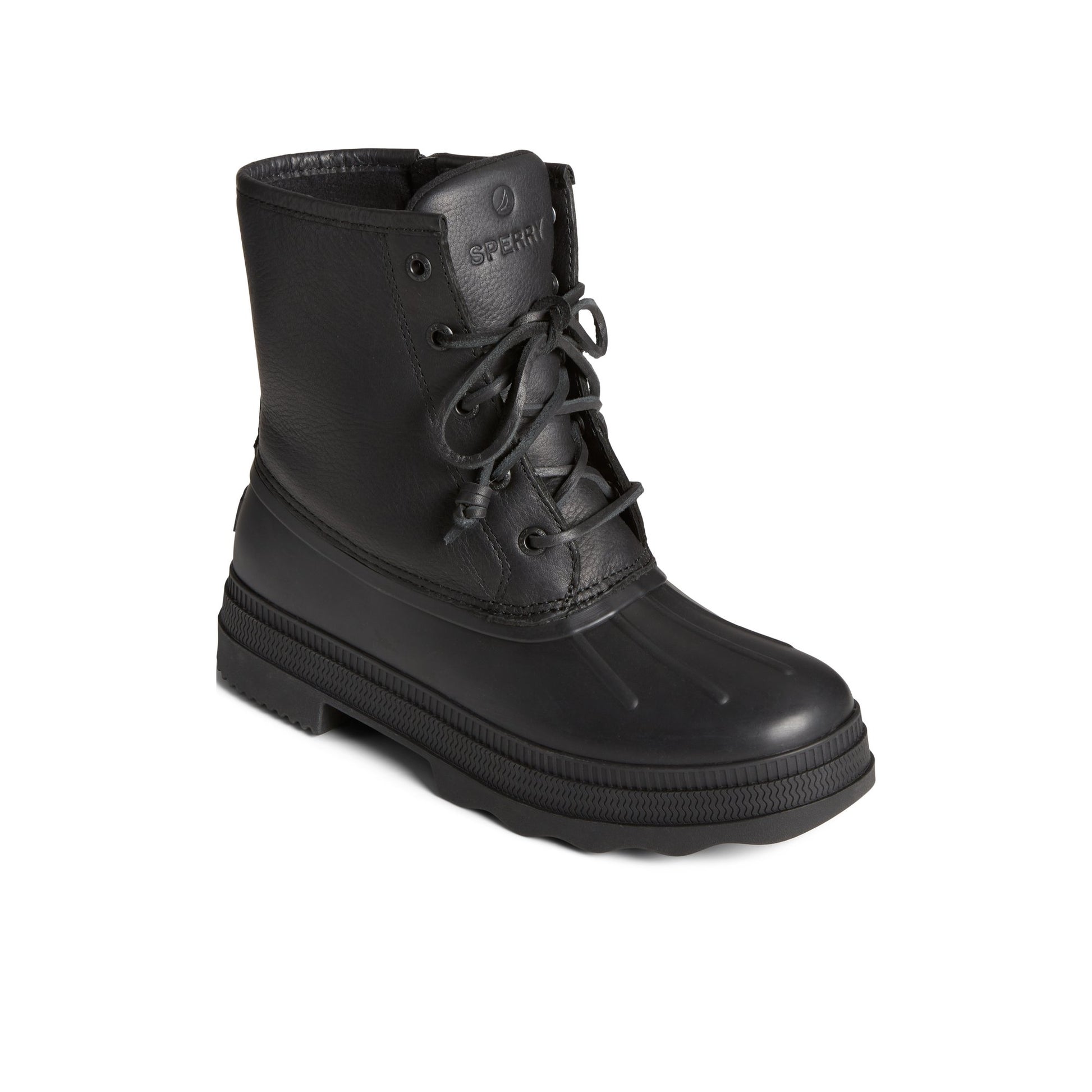 Three-quarter angle of Black Saltwater™ 2.0 Duck Boot Duck Boots's front side