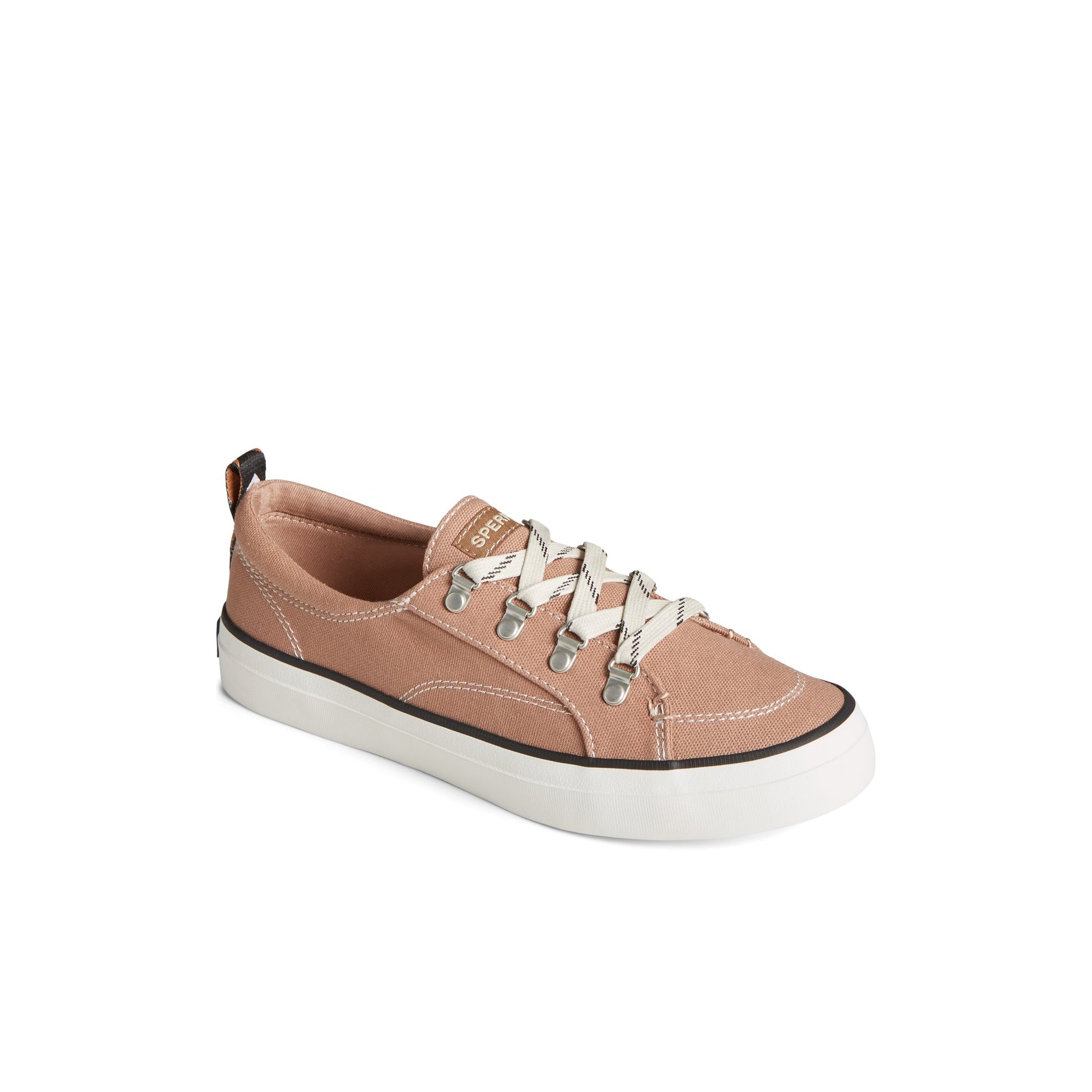 Three-quarter angle of Medium Beige Crest Vibe Sneaker Sneakers's front side