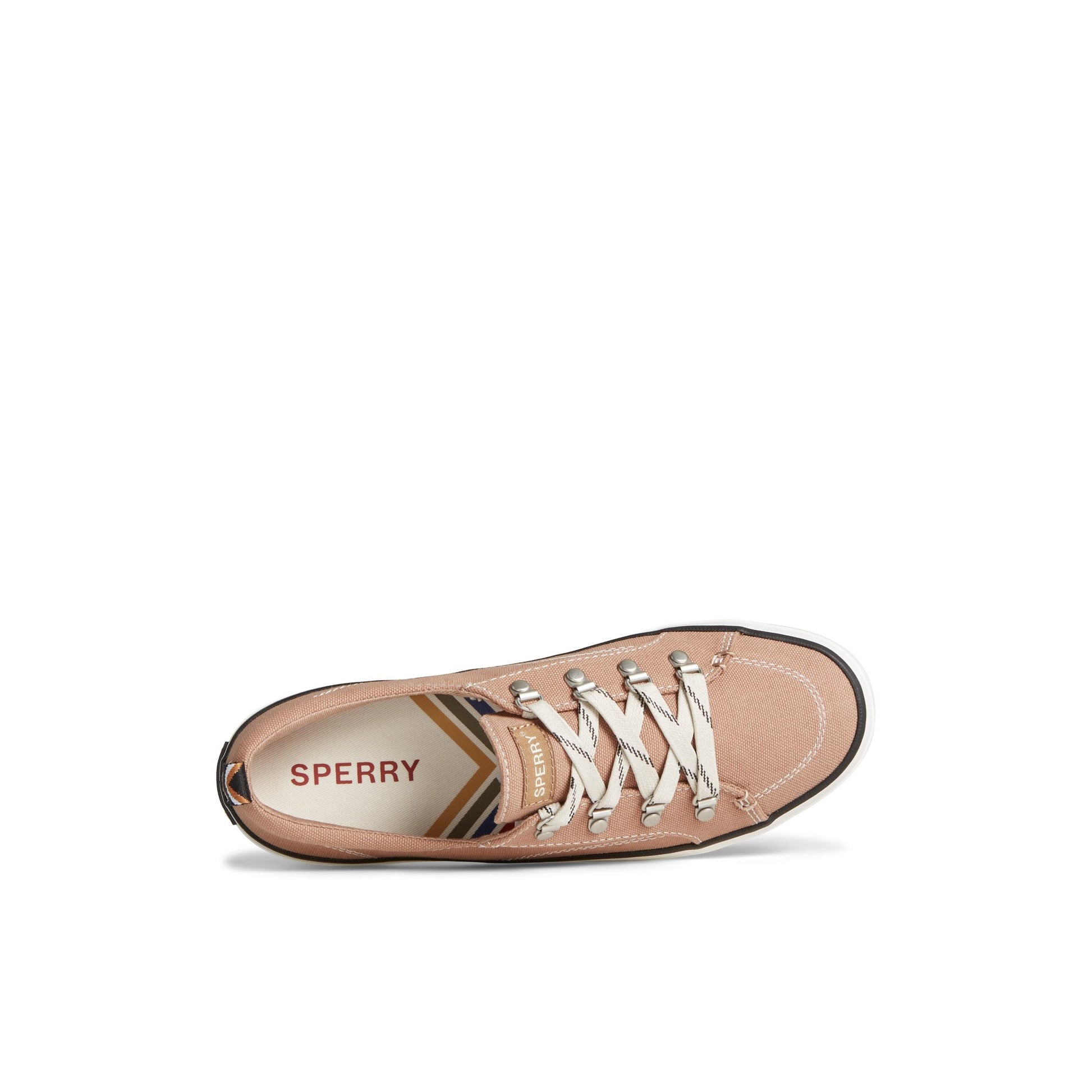 Top-down view of the Medium Beige Crest Vibe Sneaker Sneakers