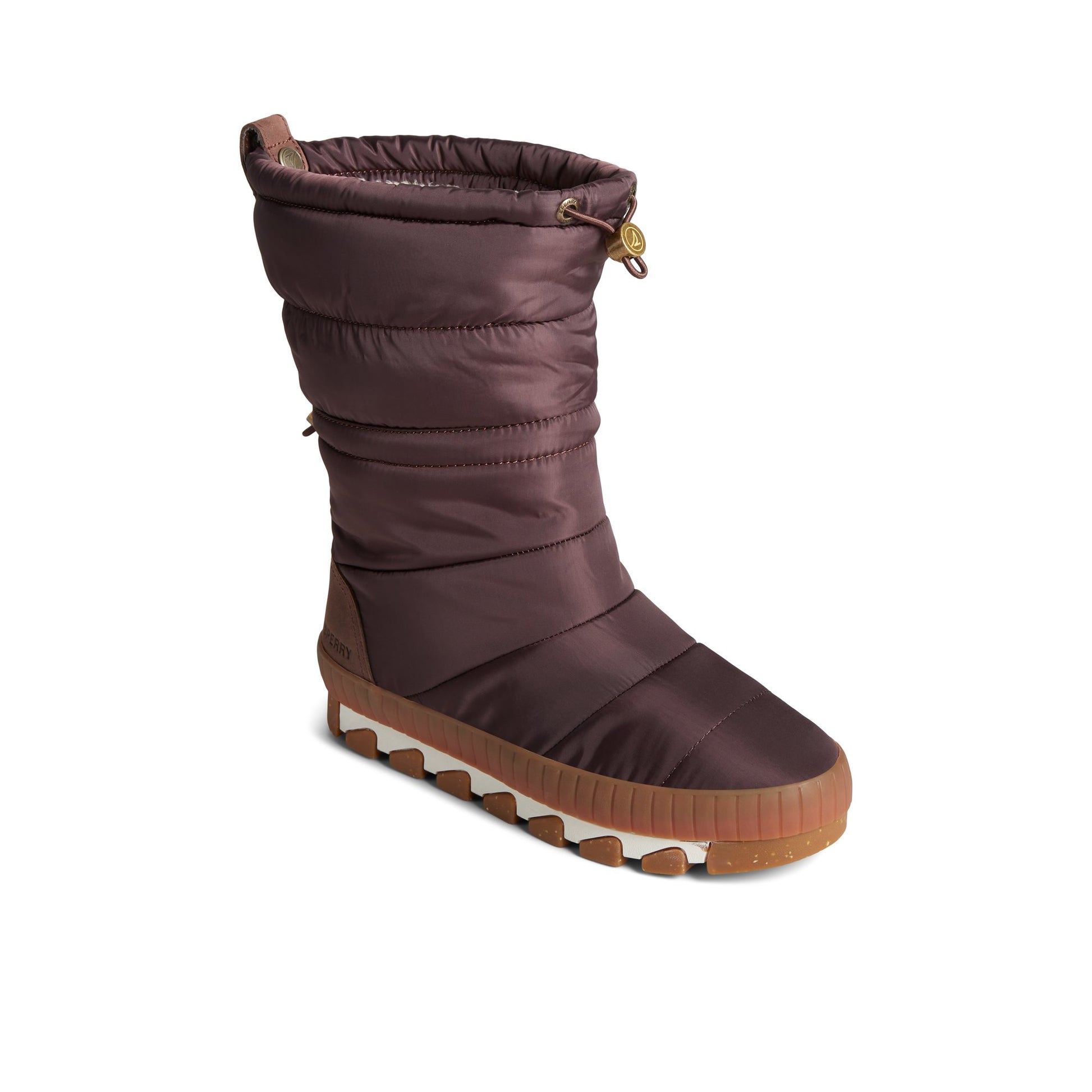 Three-quarter angle of Brown Seacycled™ Torrent Fold Down Boot Winter Boots's front side