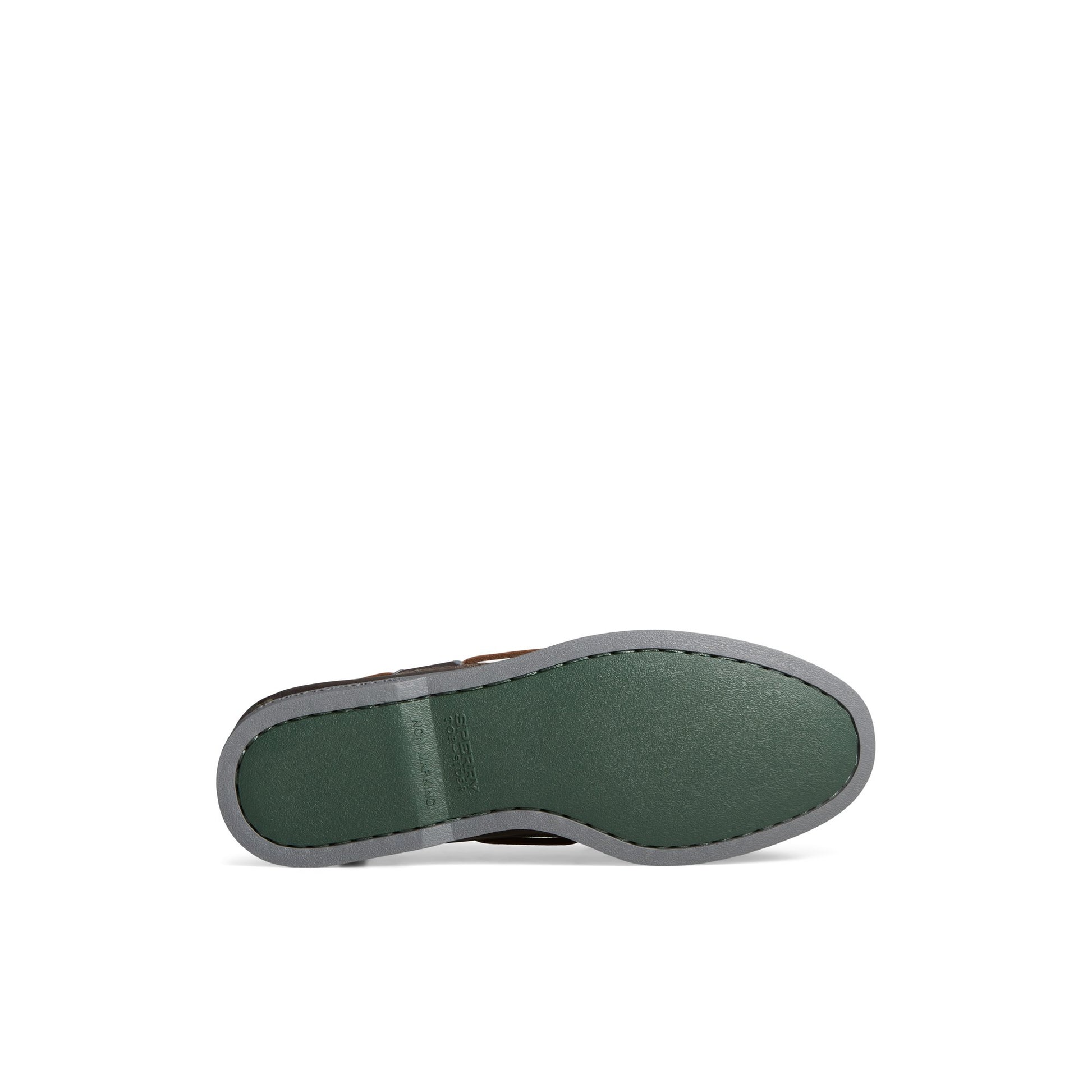 View of Grey Authentic Original™ 2-Eye Boat Shoe Boat Shoes's sole