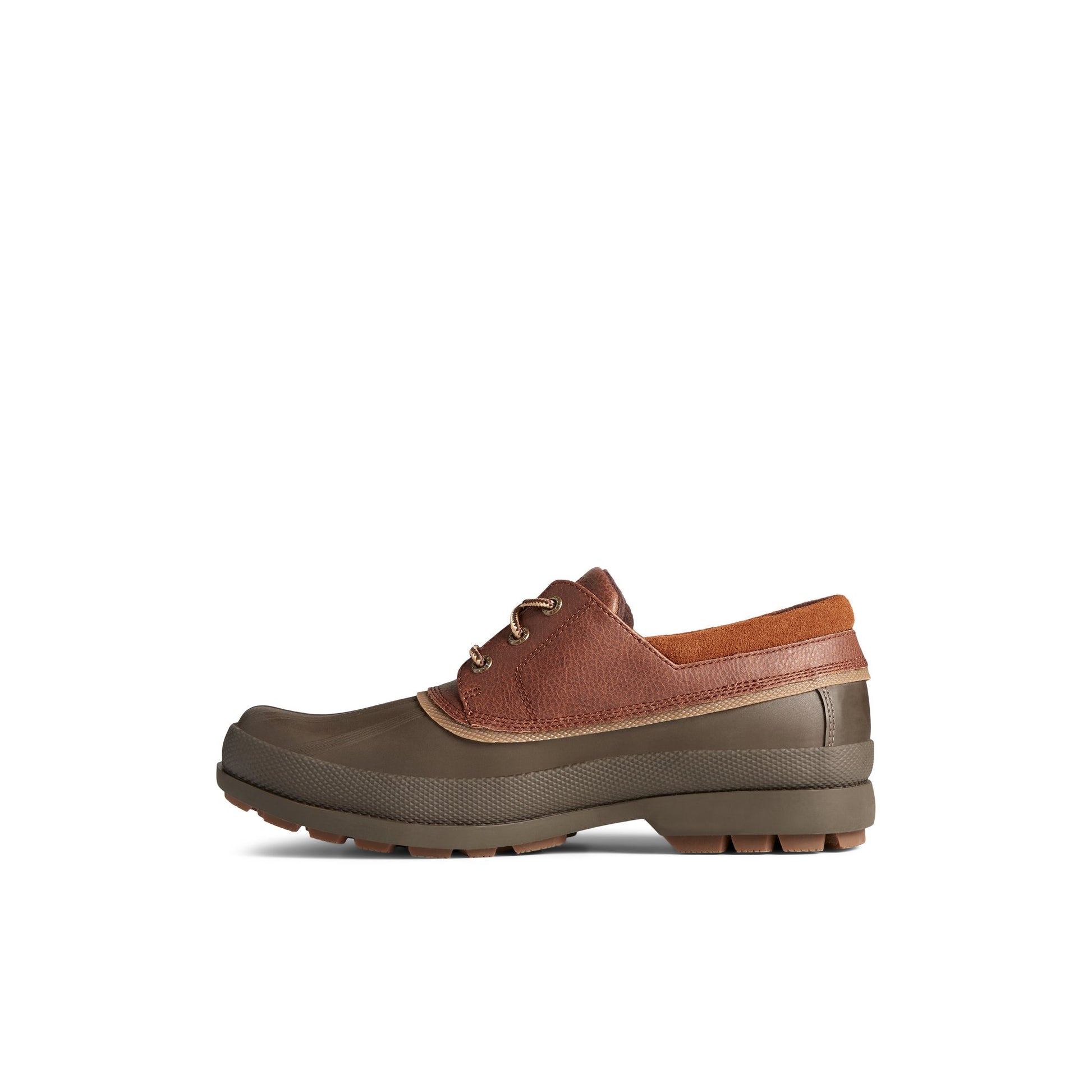 Side view of Brown Cold Bay 3-Eye Thinsulate™ Duck Boot Duck Boots