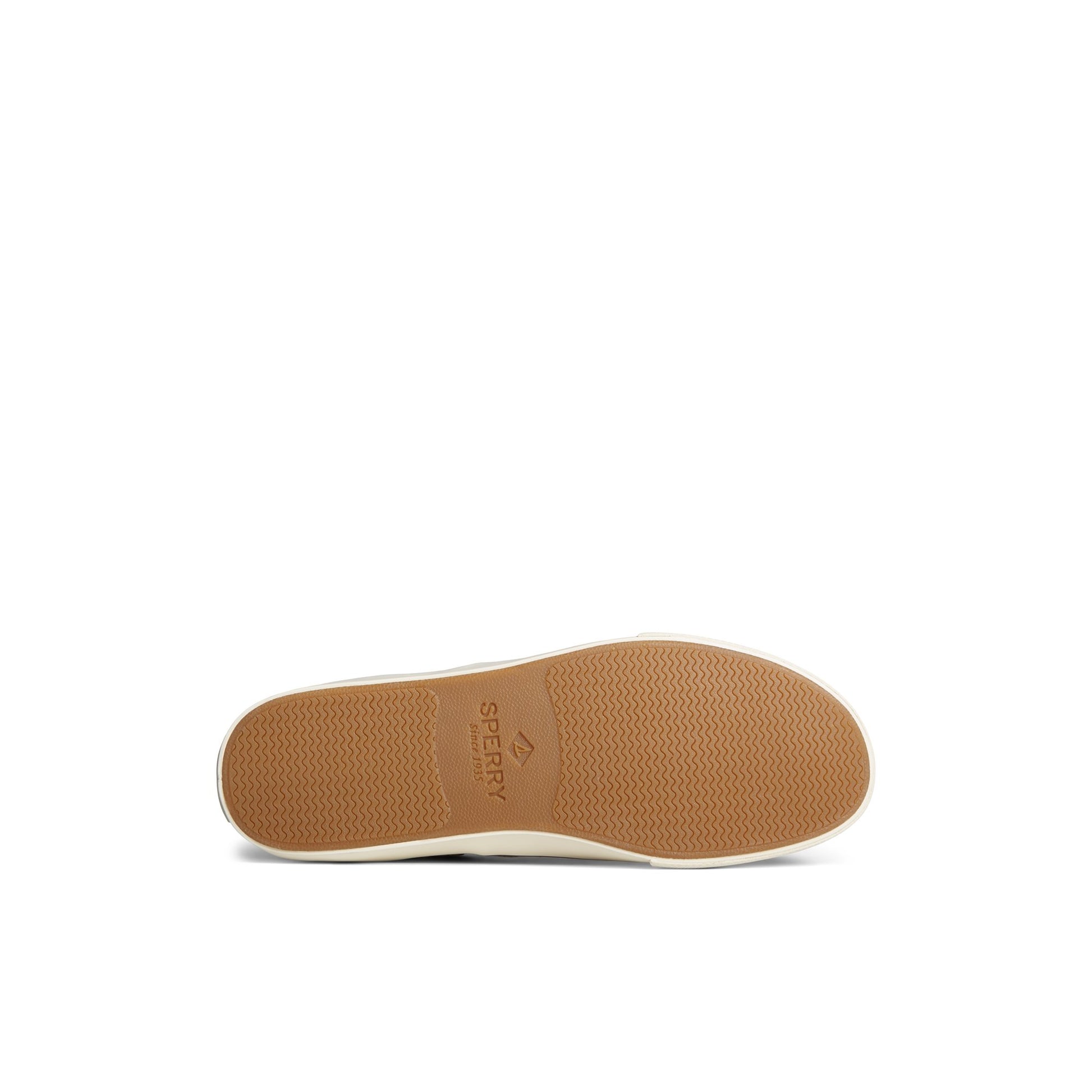 View of Bone Striper II Washed Canvas CVO Sneaker Vulcanized Sneaker's sole