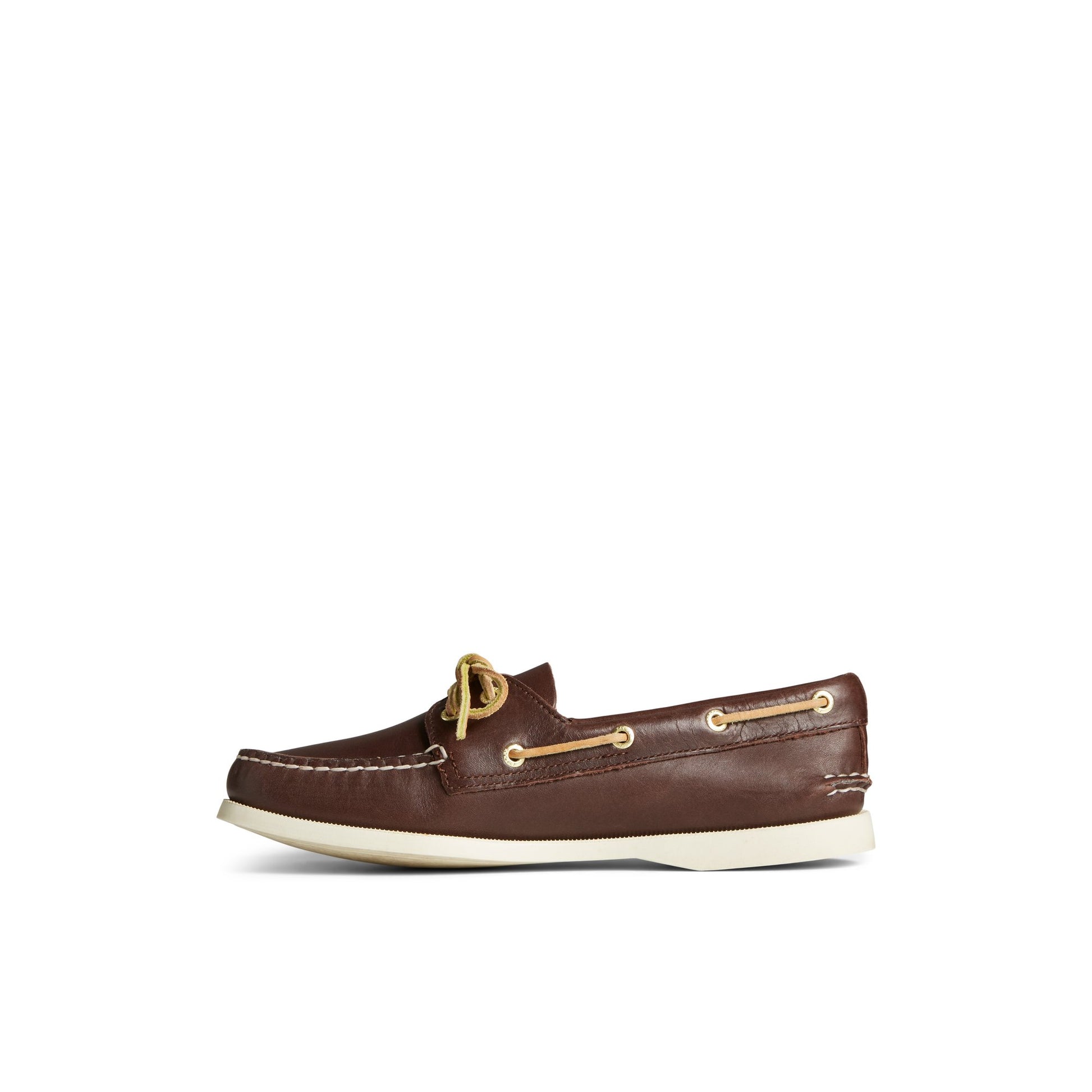 Side view of Brown Authentic Original™ 2 Eye Boat Shoe Boat Shoes