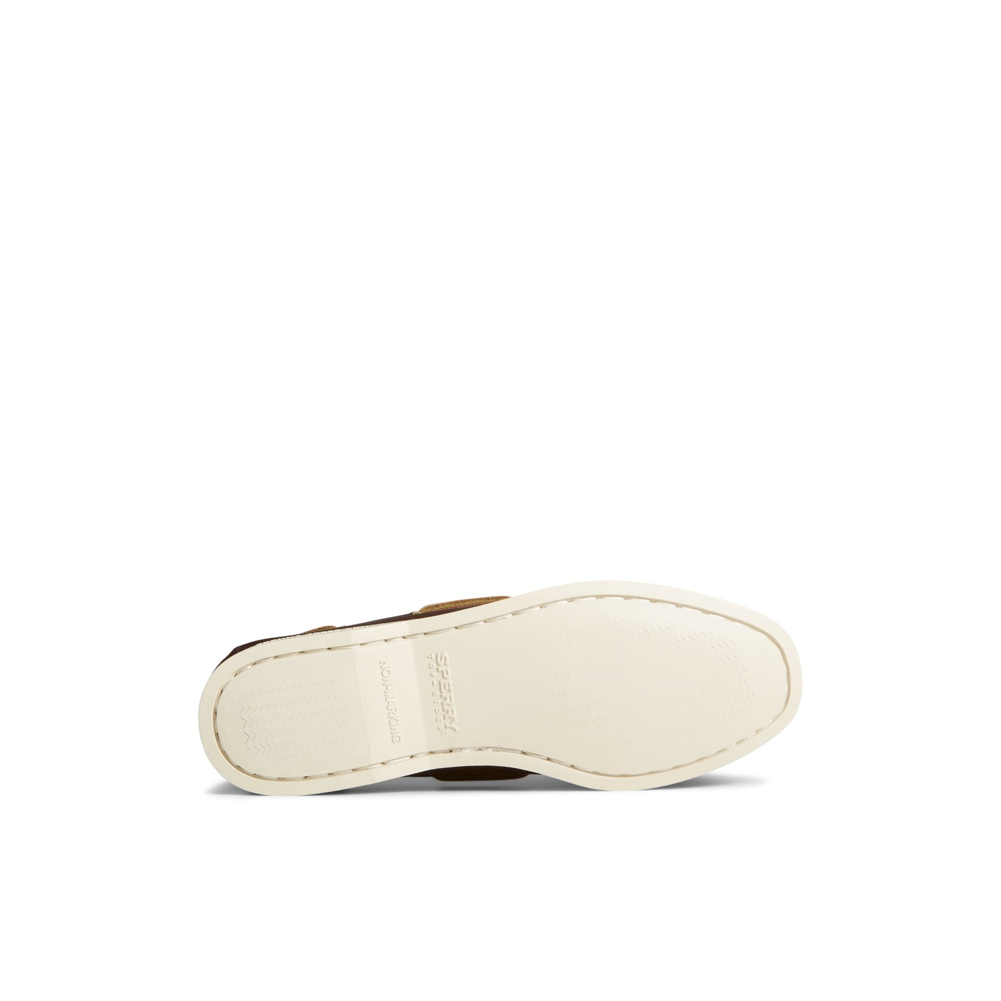 View of Brown Authentic Original™ 2 Eye Boat Shoe Boat Shoes's sole