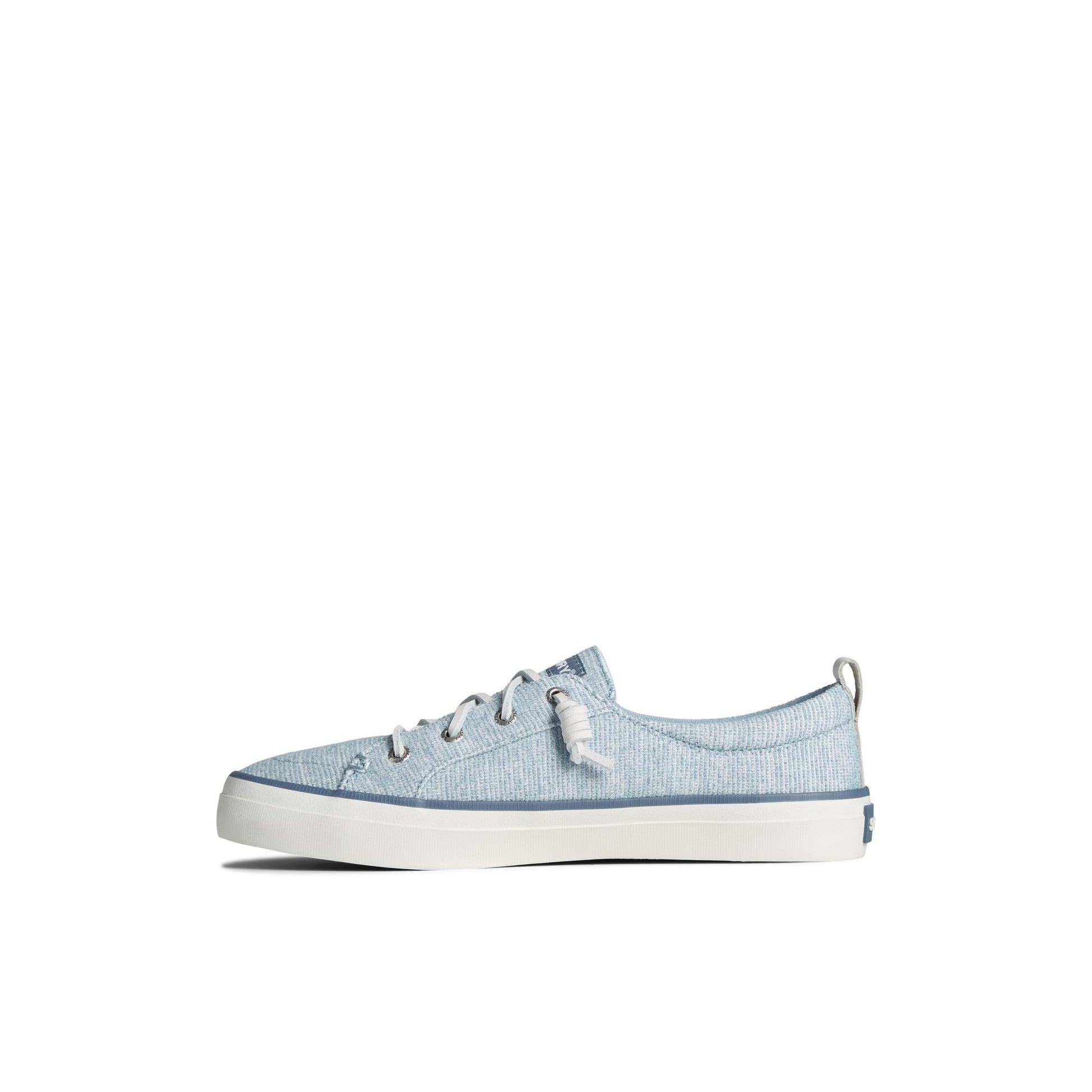 Side view of Blue SeaCycled™ Crest Vibe Sneaker Vulcanized Sneaker