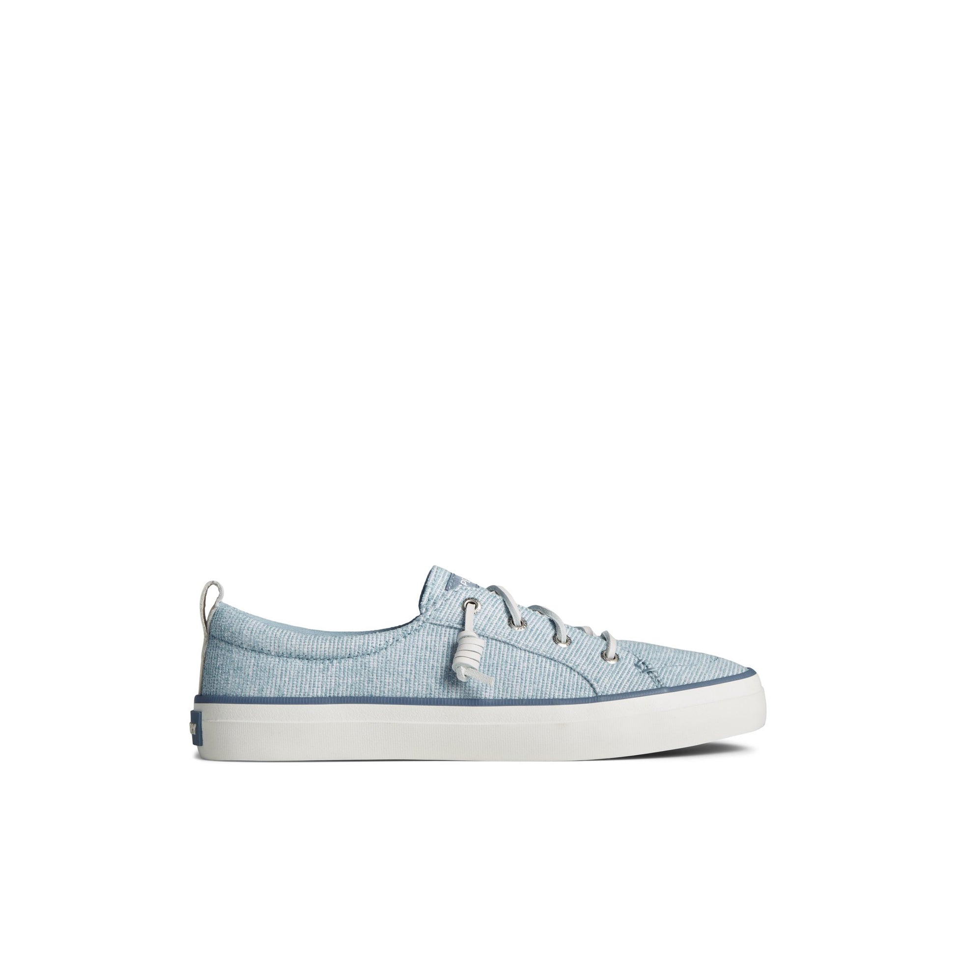 Main View of Blue SeaCycled™ Crest Vibe Sneaker Vulcanized Sneaker for Womens
