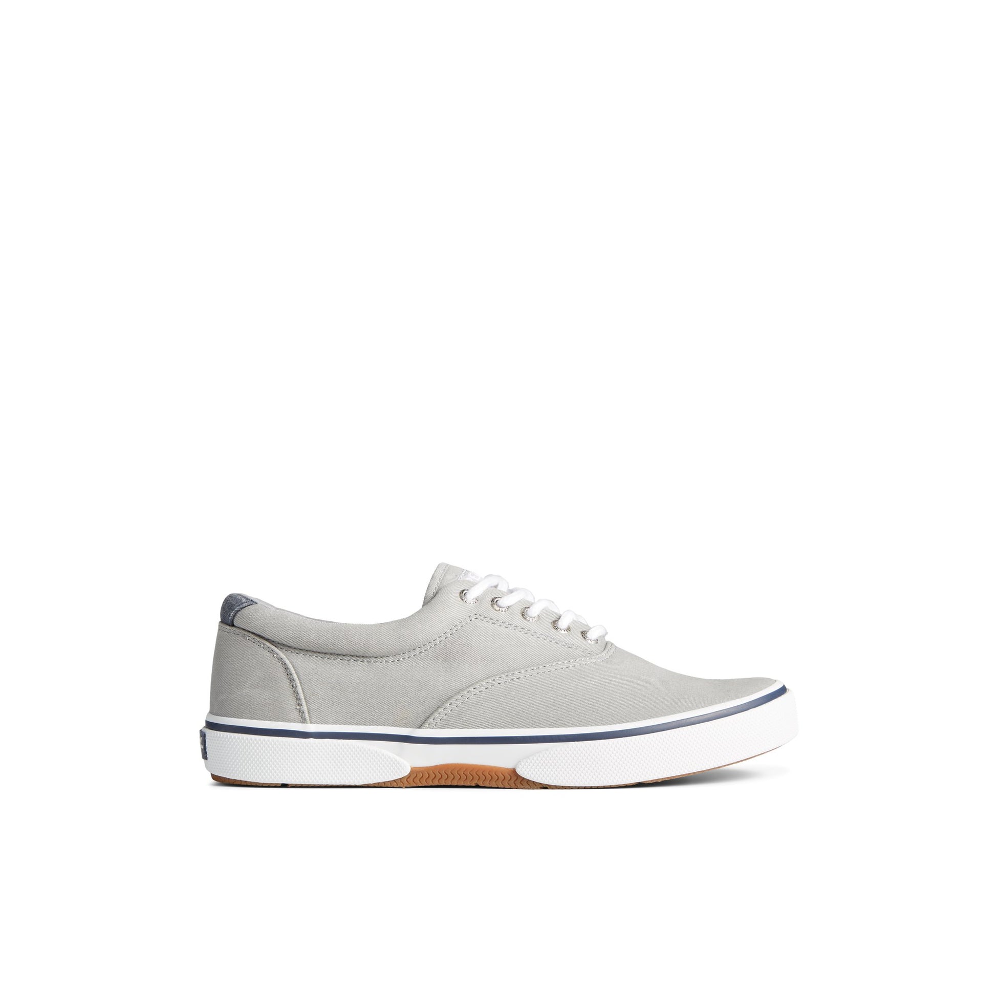 Main View of Grey Halyard CVO Salt Washed Sneaker Vulcanized Sneaker for Mens