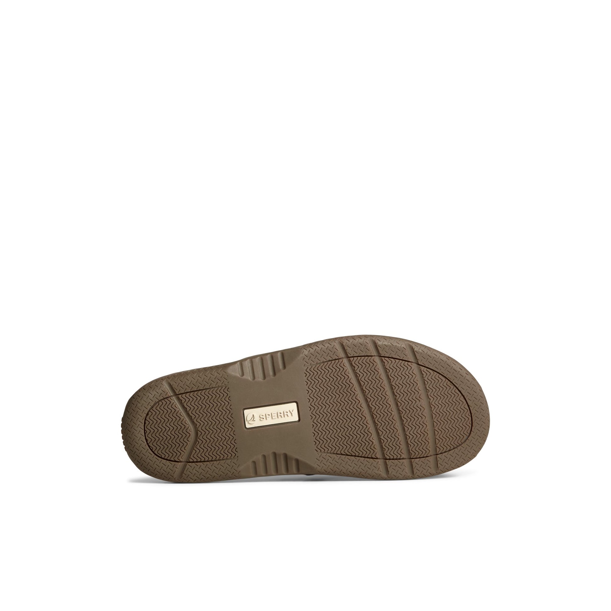 View of Brown Baitfish Leather Flip Flop Flip Flop Thong Sandals's sole