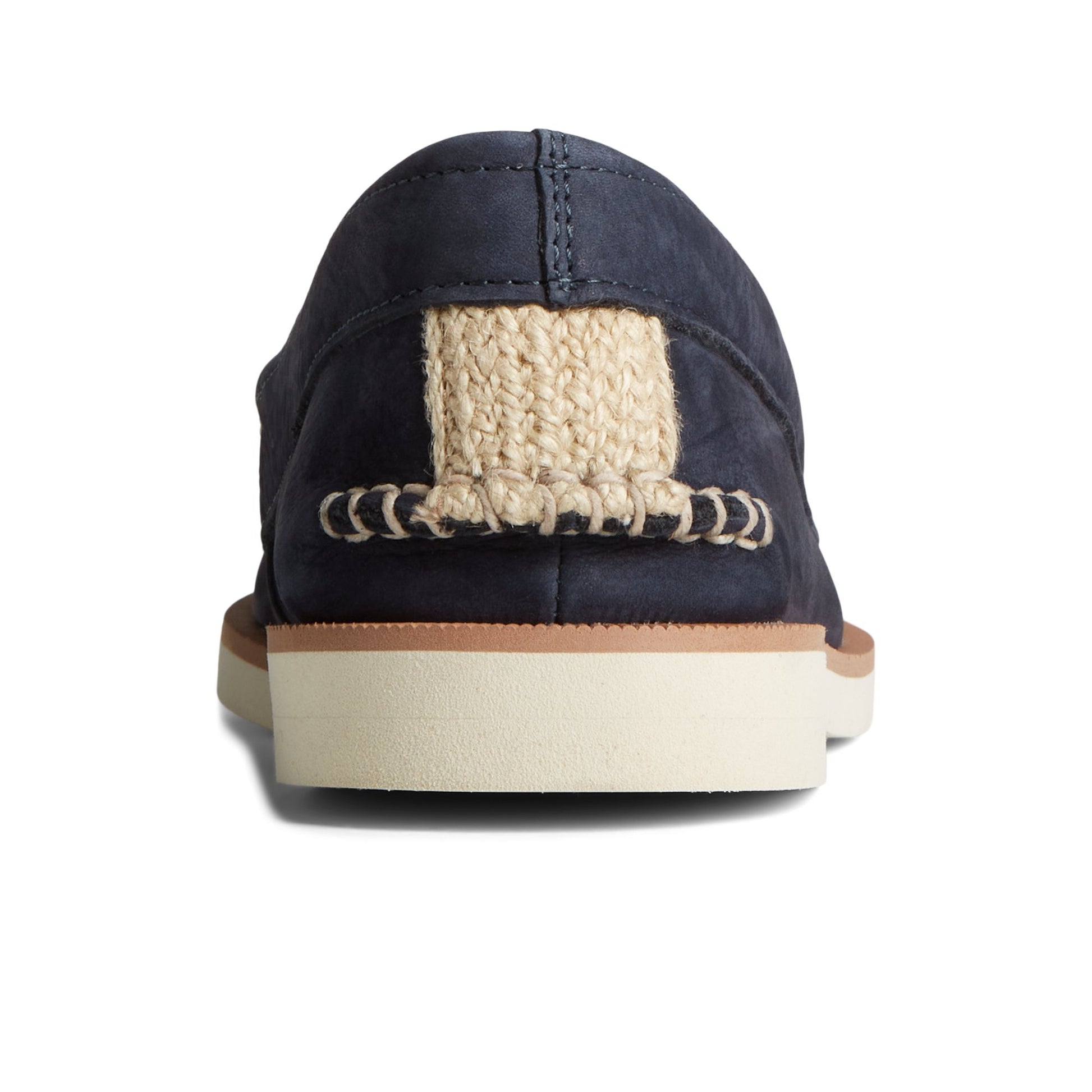 Close-up of the Navy Authentic Original™ Double Sole Venetian Loafer Loafer Moccasin Casual Shoes