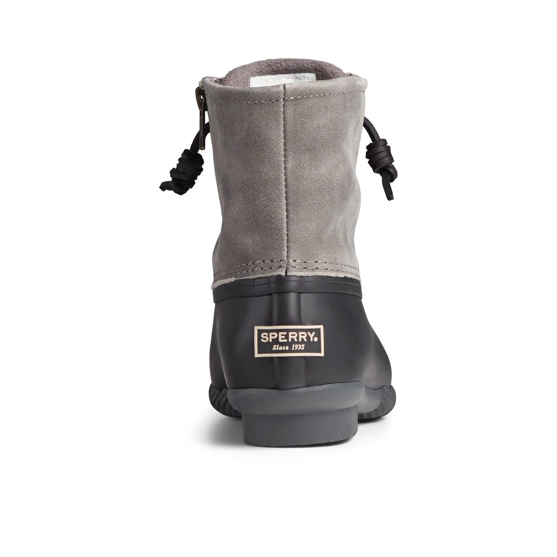 Close-up of the Black Saltwater™ Duck Boot Duck Boots