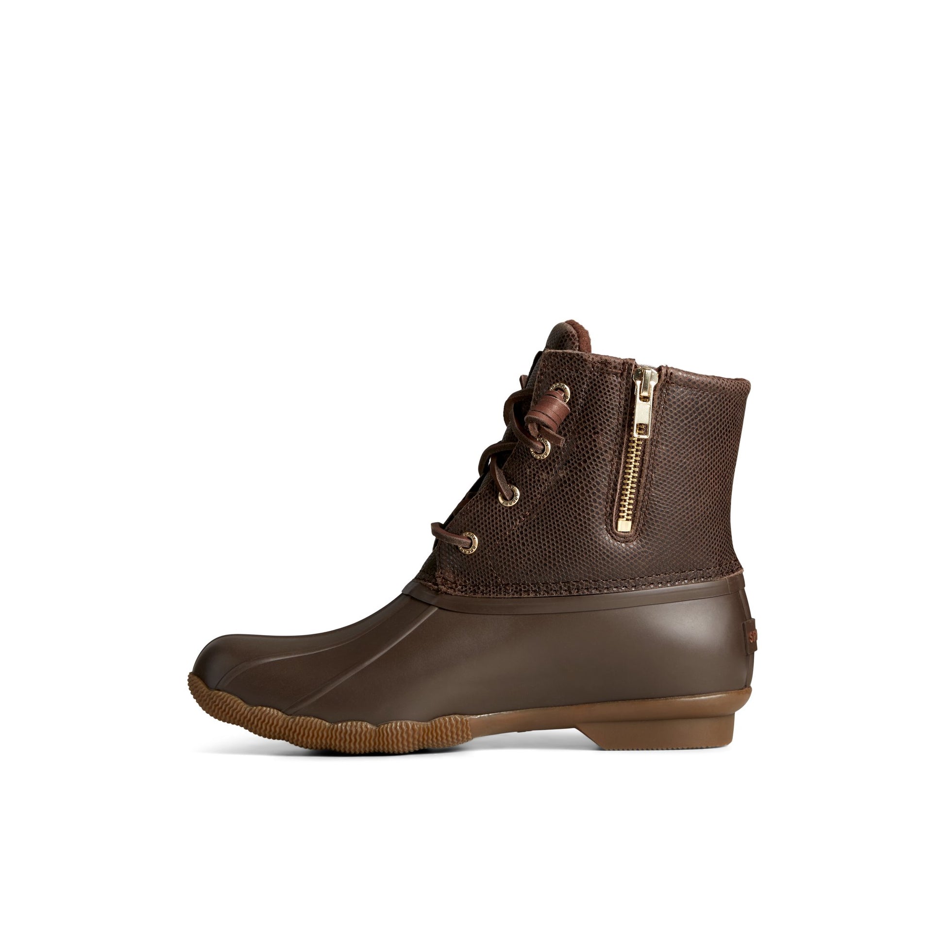 Side view of Medium Brown Saltwater™ Duck Boot Duck Boots