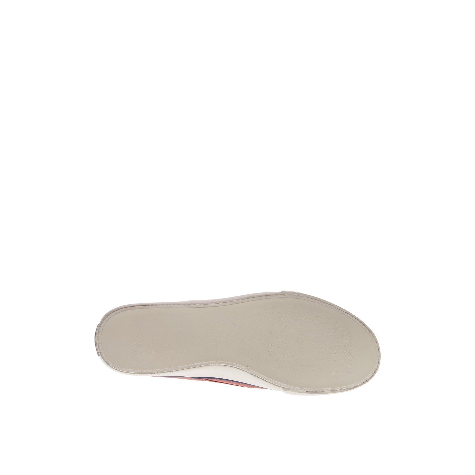 View of Red Unisex Cloud Slip On Deck Sneaker Low Top Sneakers's sole
