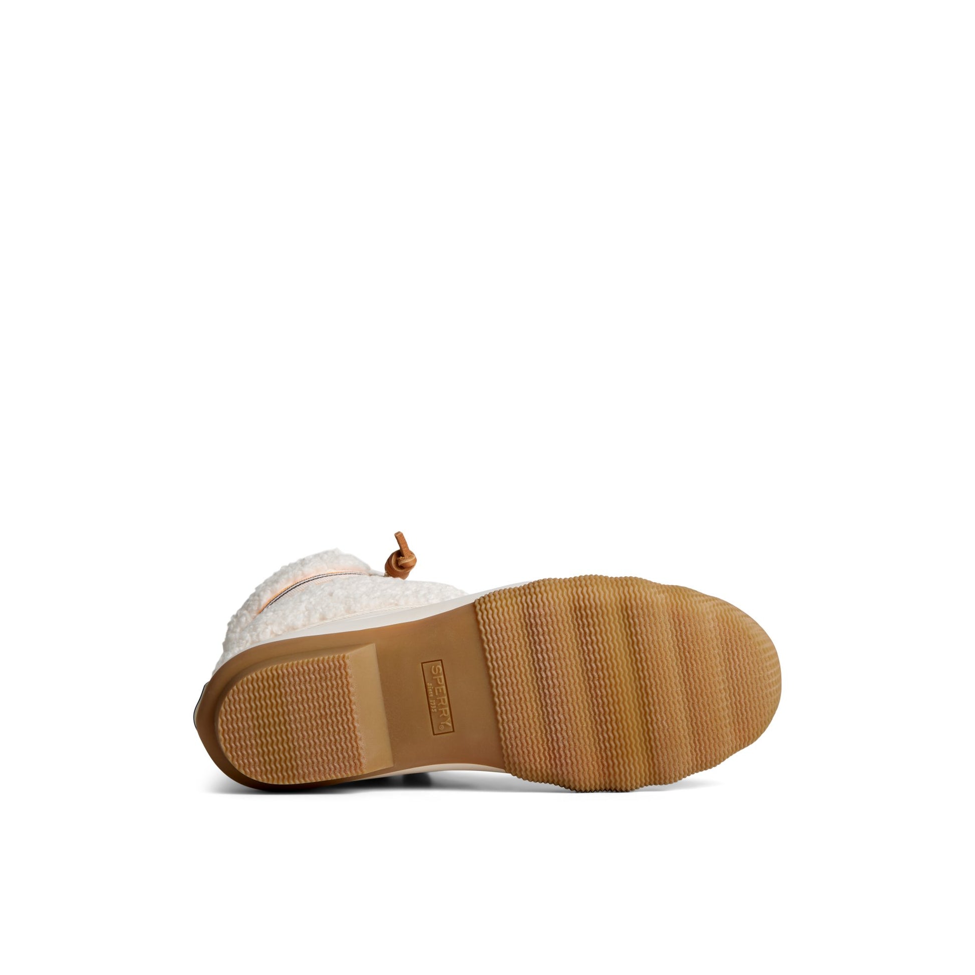 View of Bone Saltwater™ Rainbow Sherpa Duck Boot Duck Boots's sole