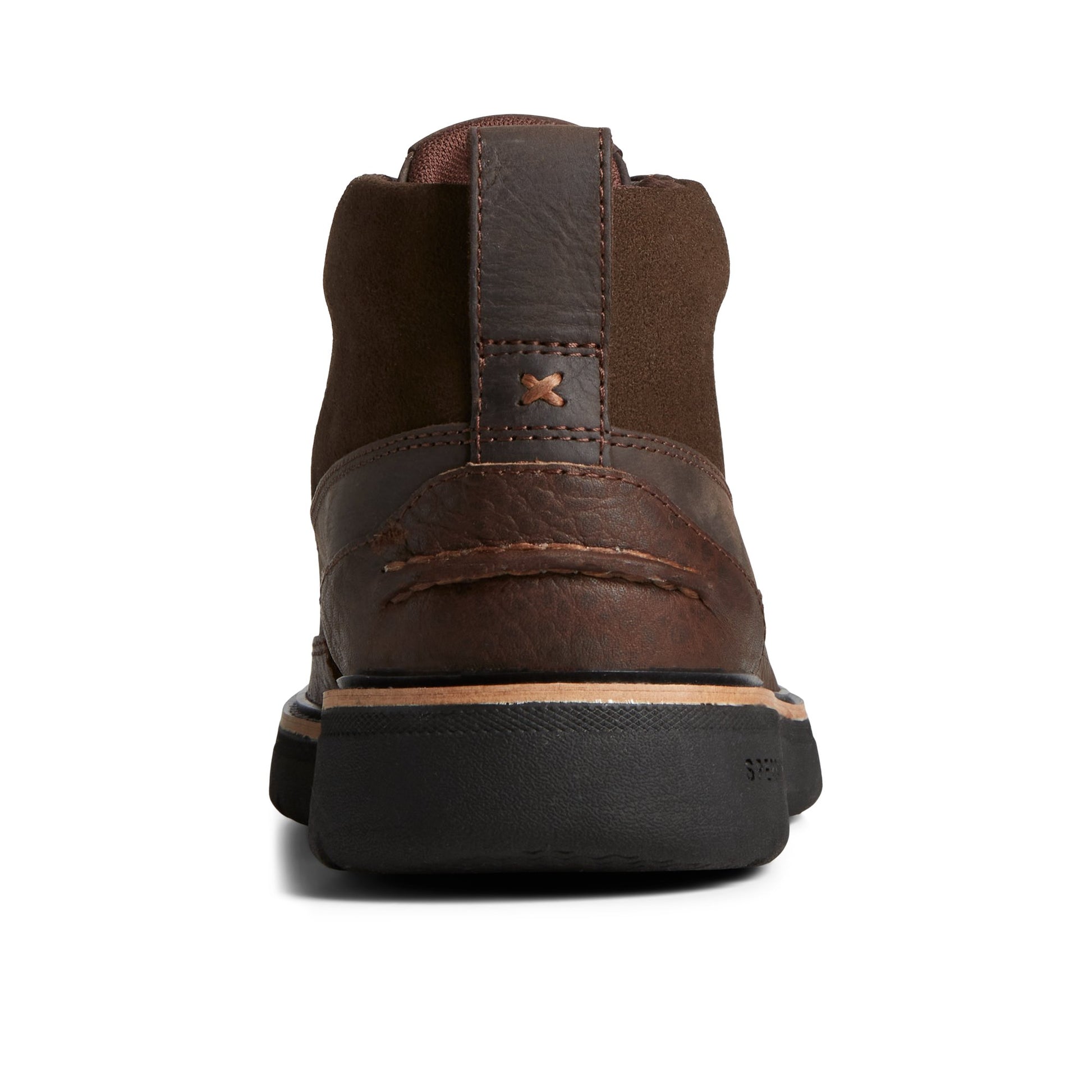 Close-up of the Brown Authentic Original™ PLUSHWAVE™ Lug Chukka Boot Chukka Boots