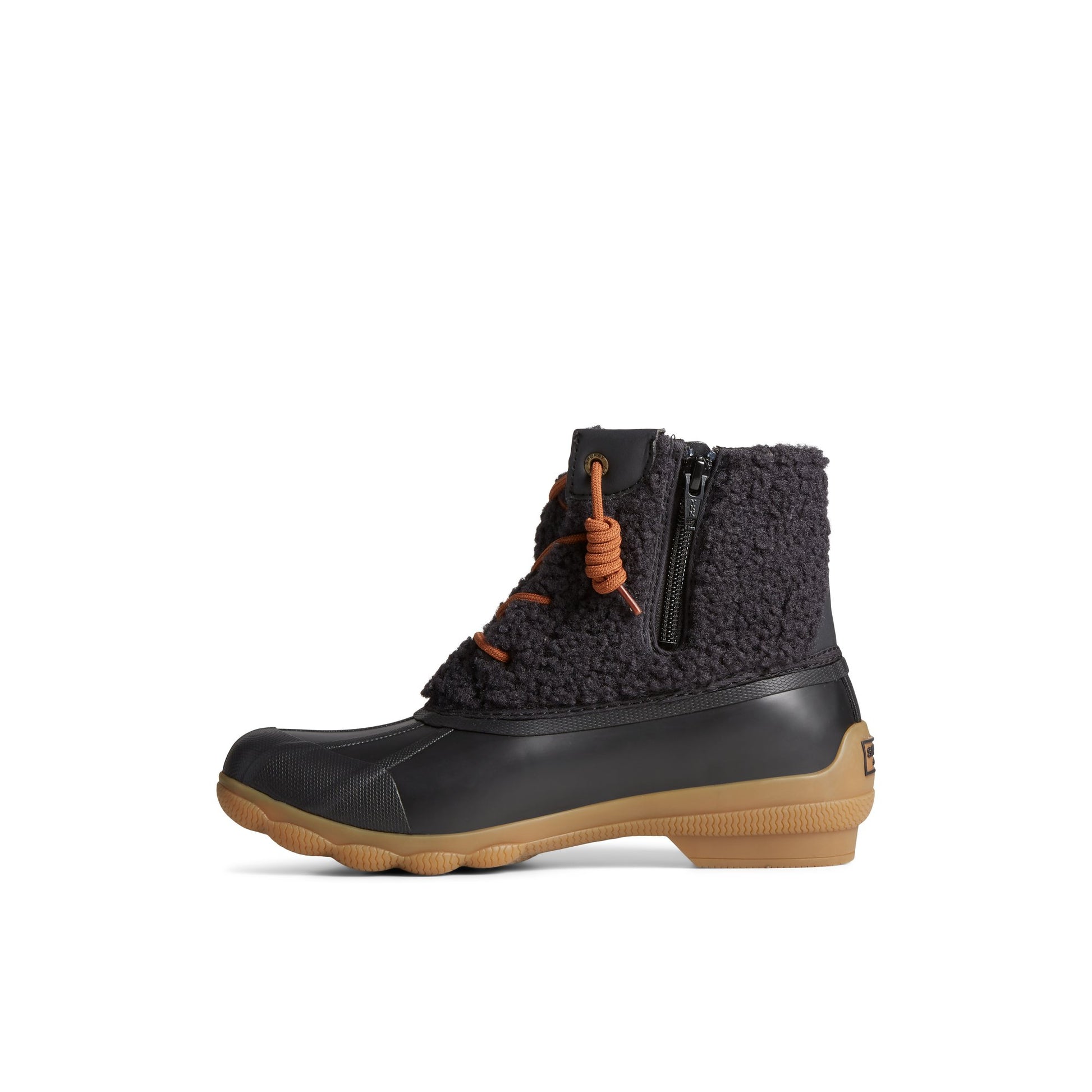Side view of Black Syren Gulf Duck Boot Duck Boots