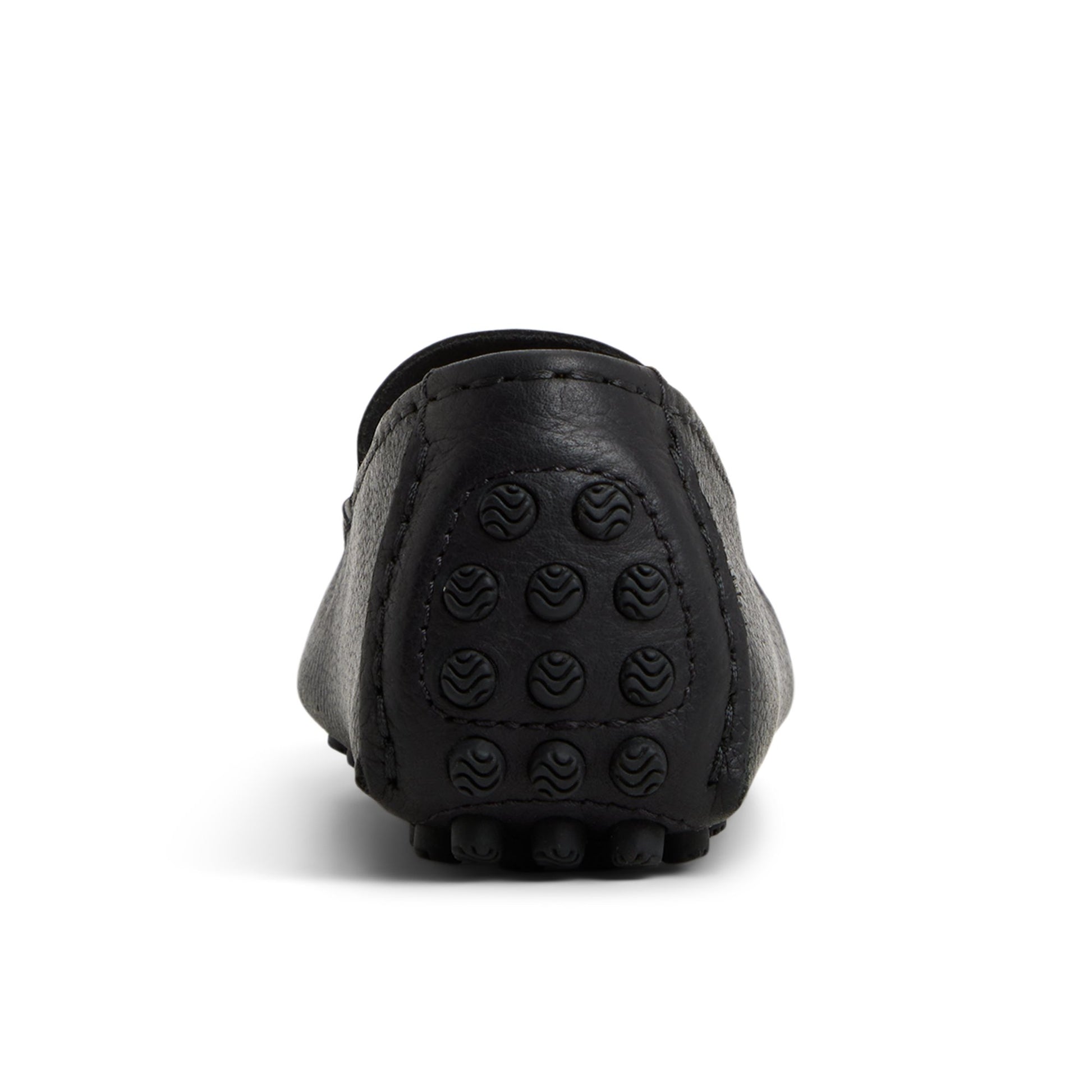 Three-quarter angle of Black Port Driver Loafers Driver Loafer Casual Shoes's front side