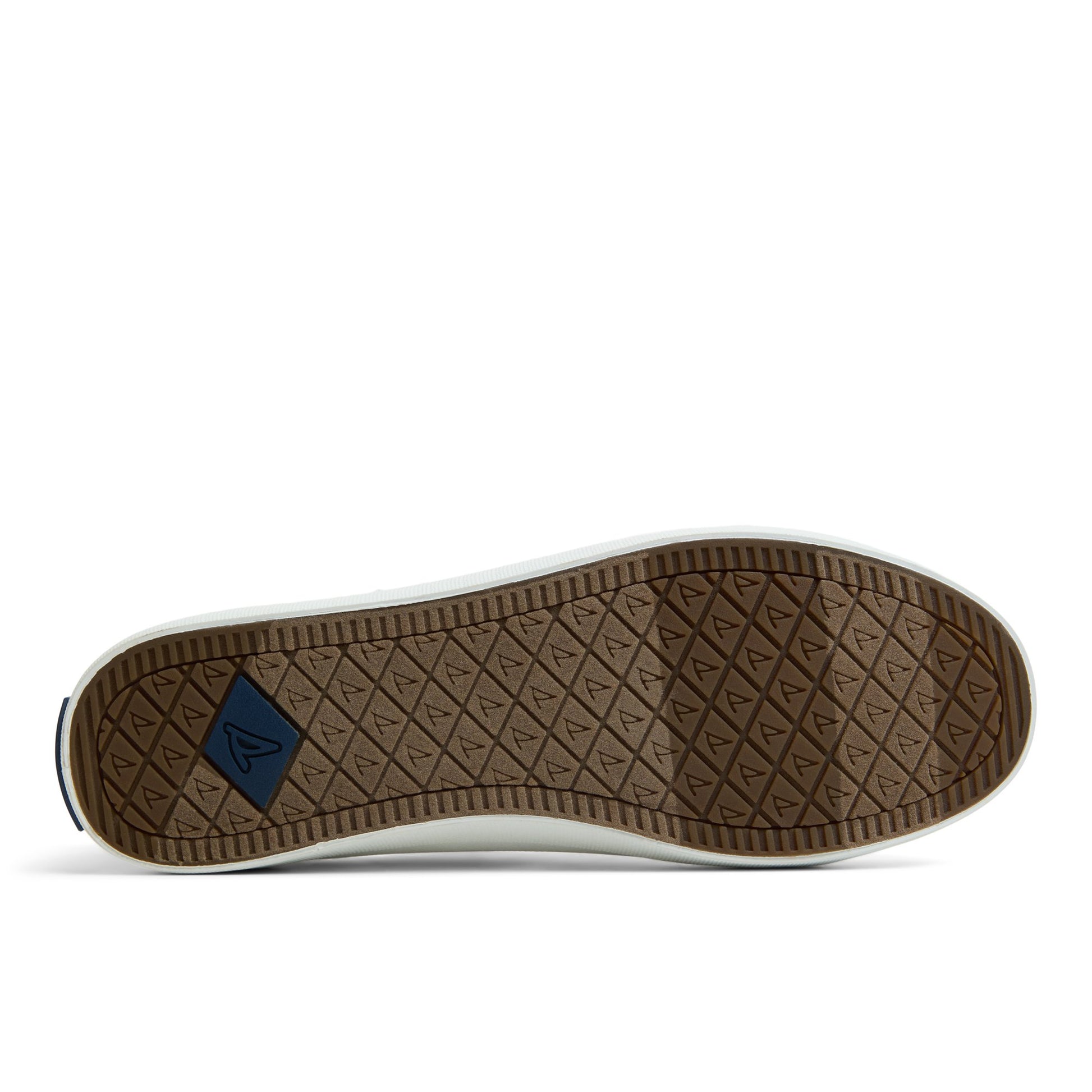 Close-up of the Brown Crest Vibe Sneaker Low Top Sneakers