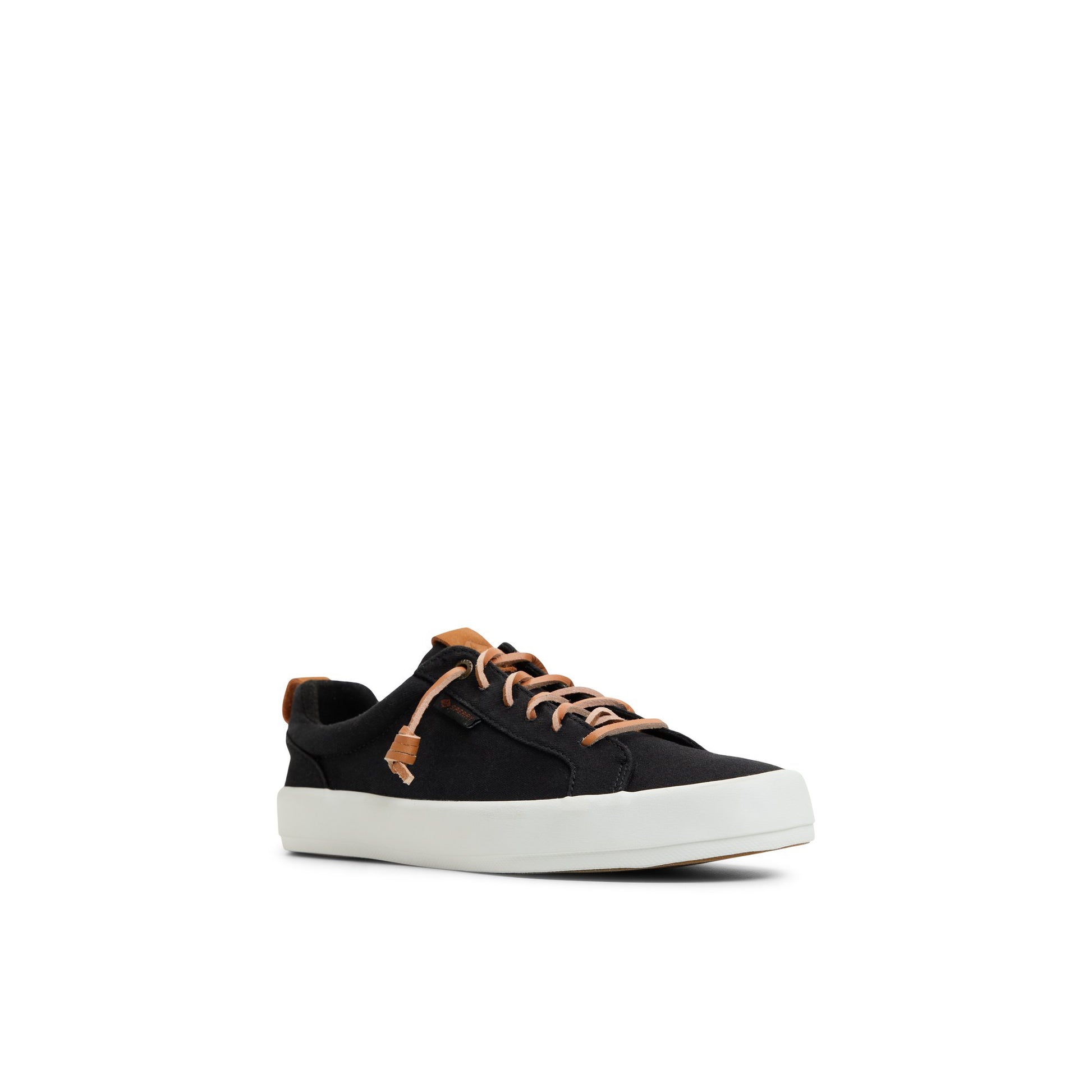 Side view of Black Bermuda Beach Sneaker Low Top Sneakers