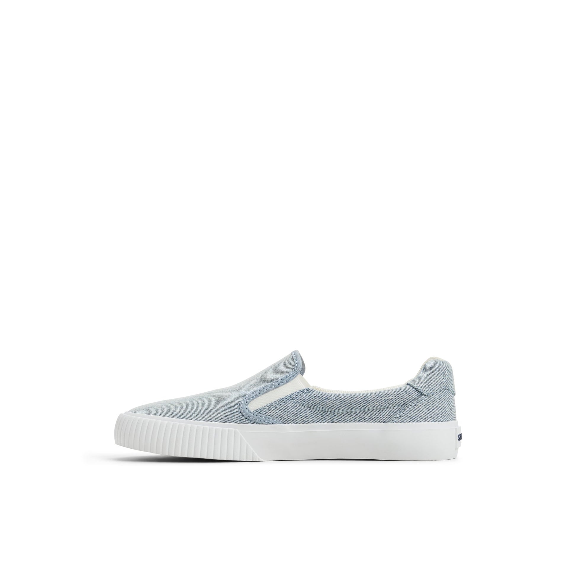 Three-quarter angle of Denim Bermunda Slip-on Sneaker Low Top Sneakers's back side