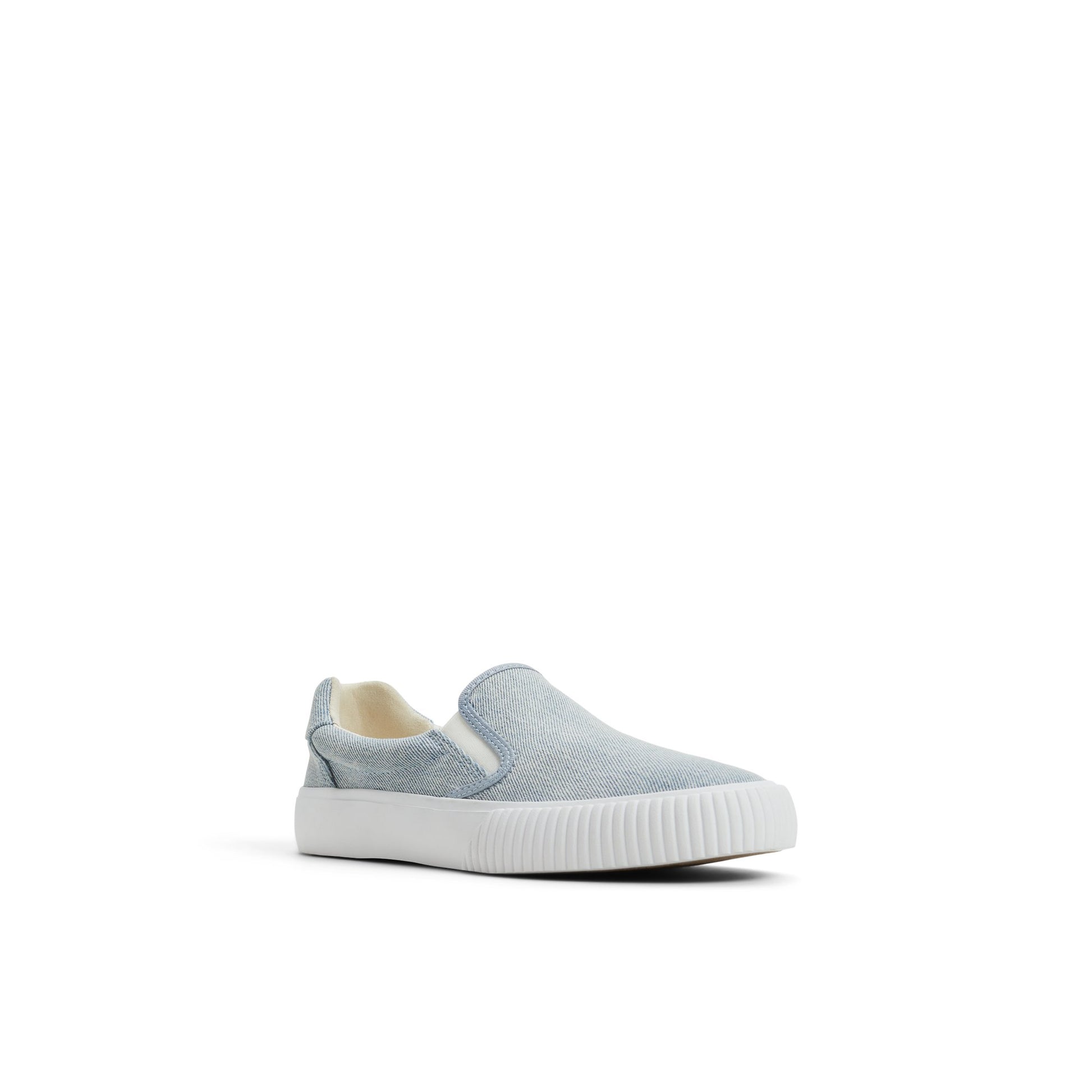 Side view of Denim Bermunda Slip-on Sneaker Low Top Sneakers