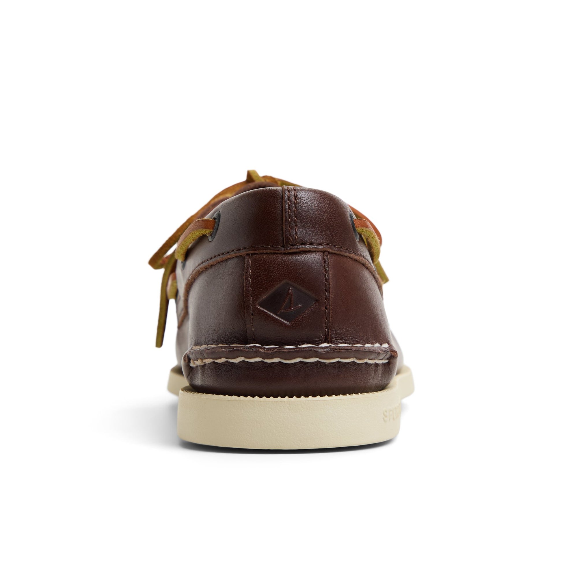 Three-quarter angle of Brown primary - multi Authentic Original™ 2-Eye Boat Shoe Boat Shoes's front side