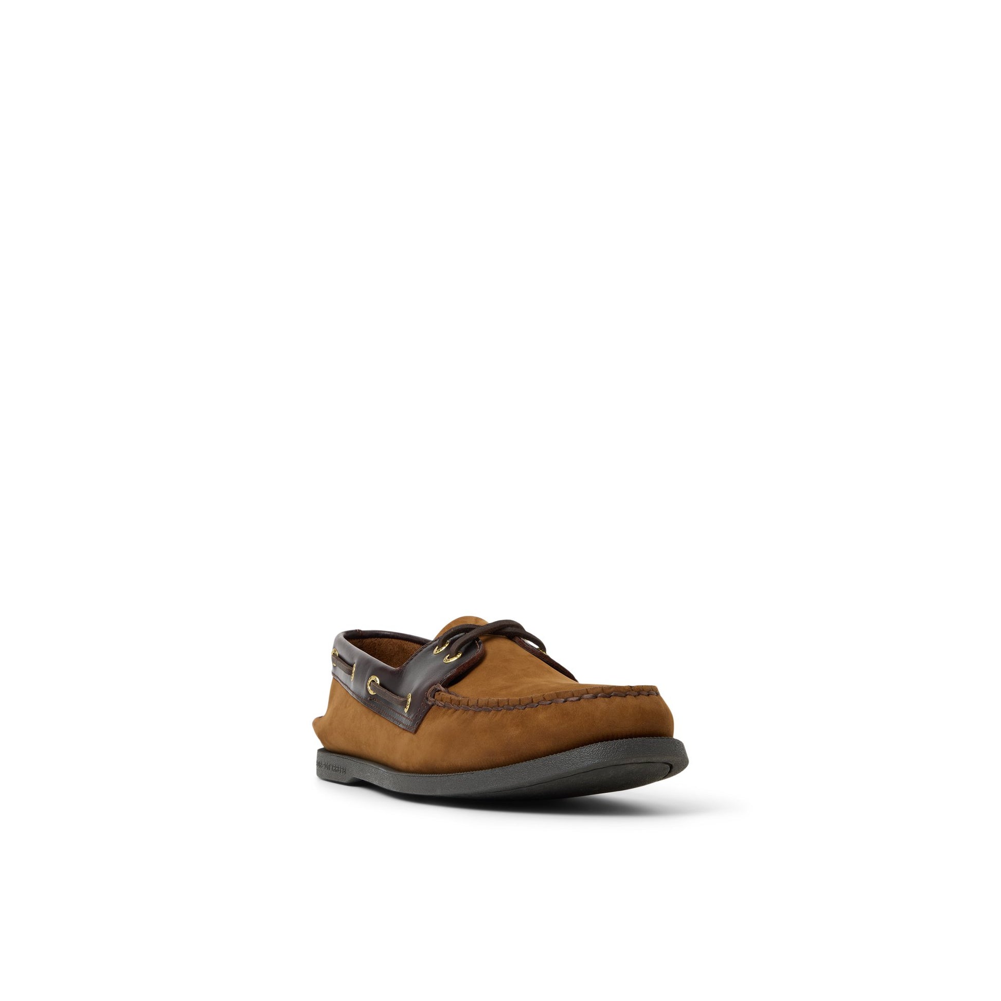 Side view of Brown Authentic Original™ 2-Eye Boat Shoe Boat Shoes