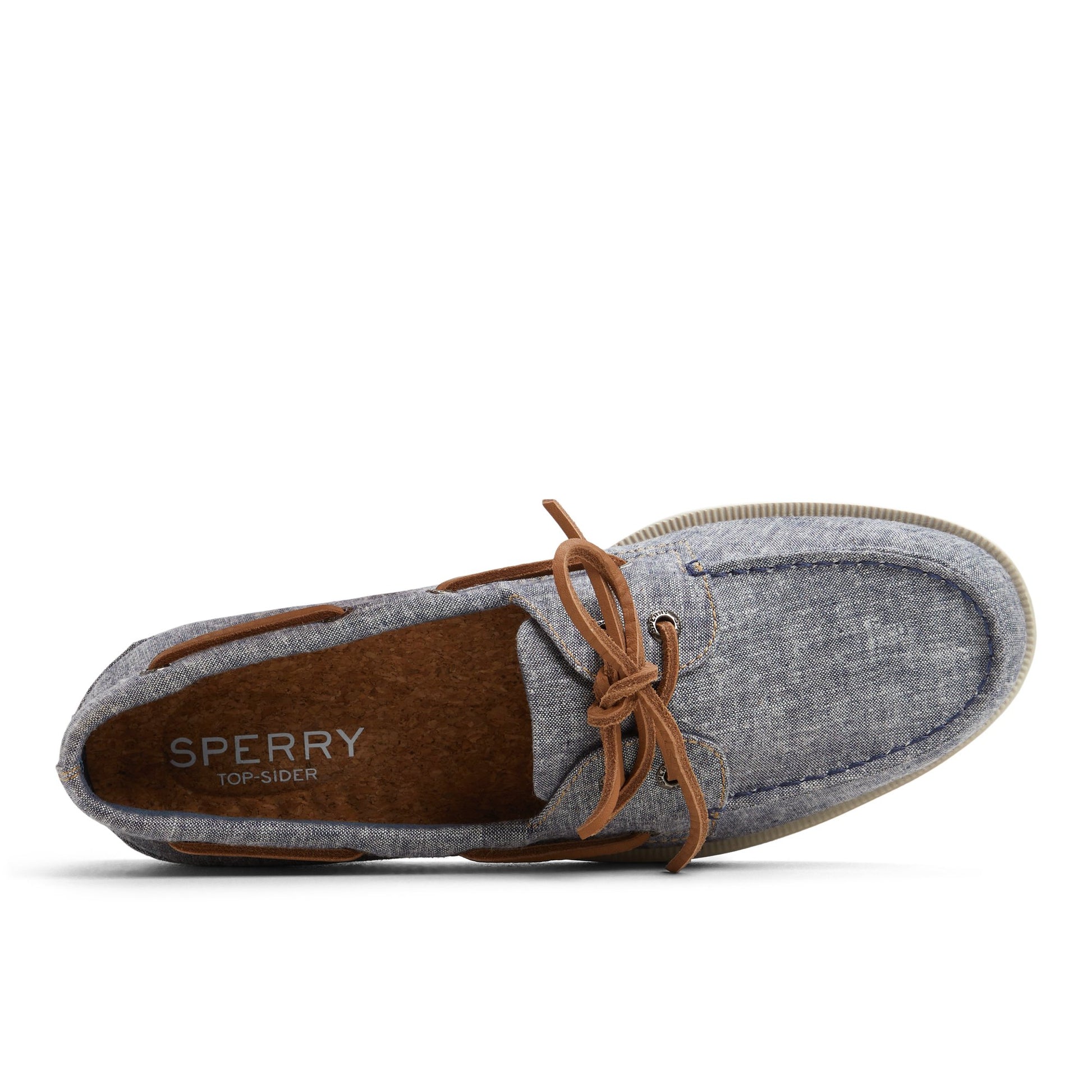 Top-down view of the Navy Authentic Original™ 2-Eye Lite Boat Shoe Boat Shoes